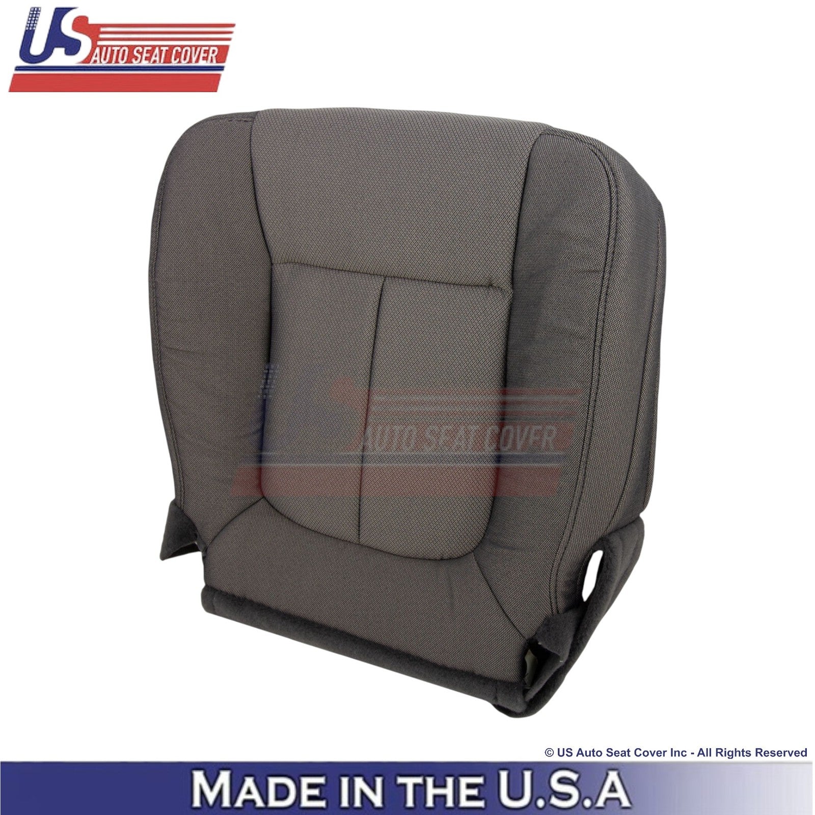 2009-2010 Fits Ford F150 Cloth Front Driver Bottom Seat Cover Medium Stone Gray