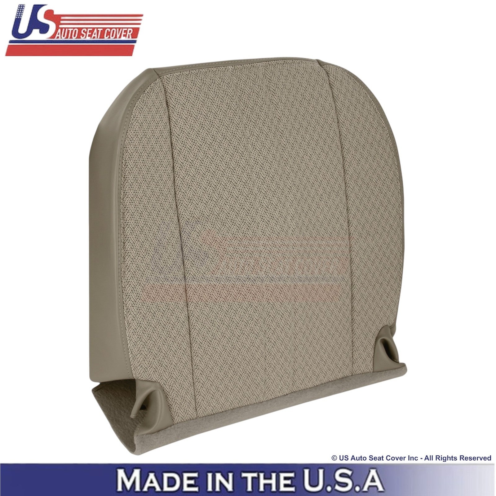 1996-2025 Fits Chevrolet Express Cloth Front Passenger Side Covers Tan