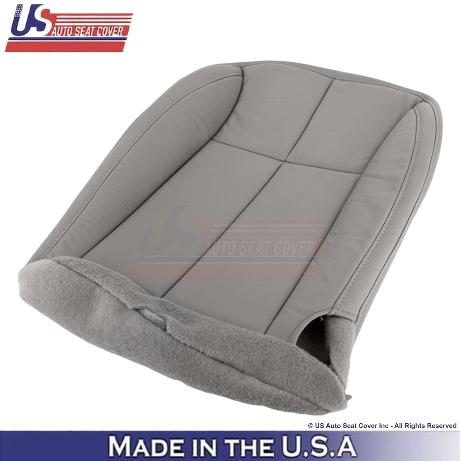 2001-2004 For Jeep Grand Cherokee Leatherette Front Seat Covers Taupe Gray