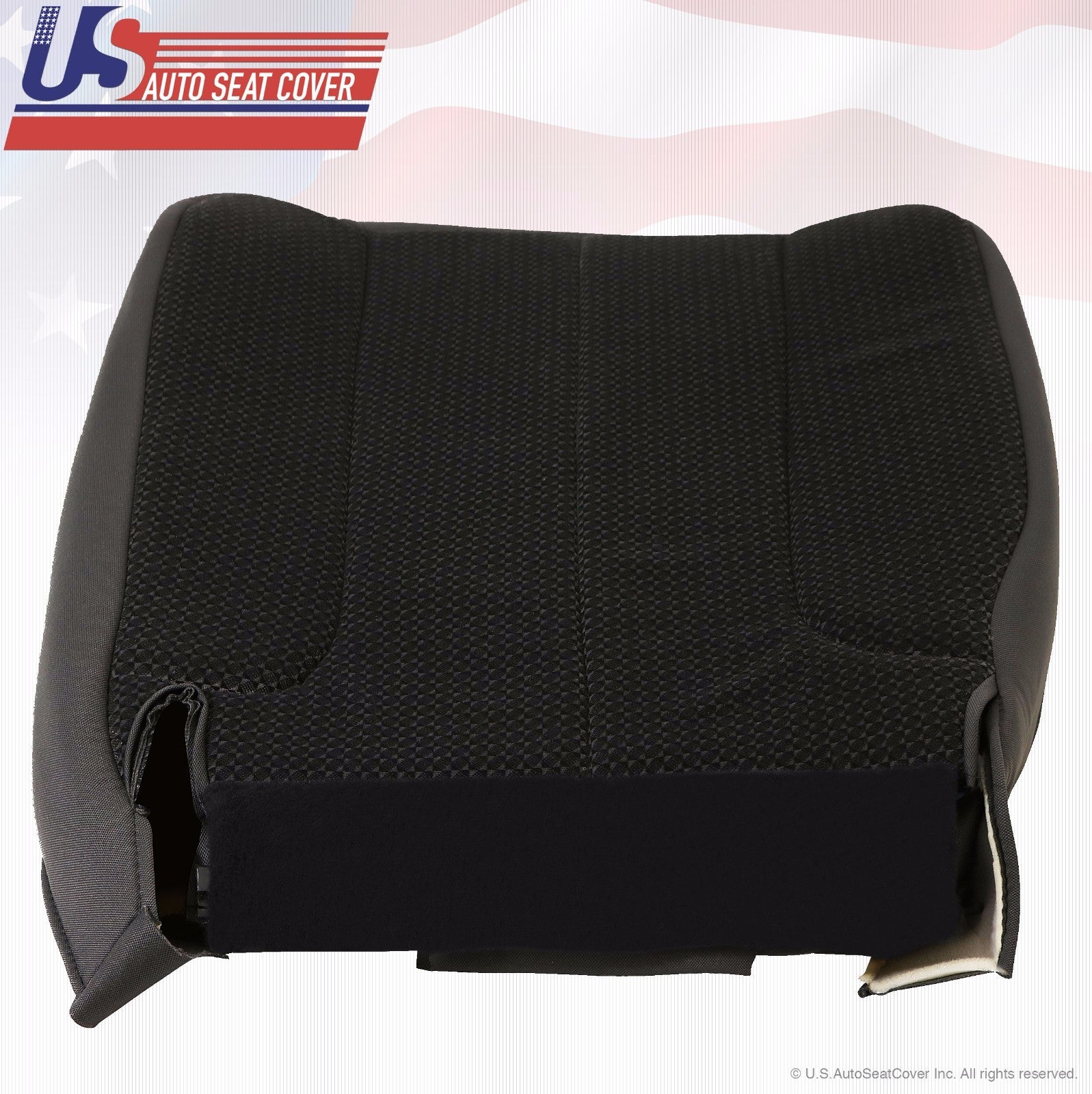 2003 Fits Dodge Ram 3500 SLT Driver Bottom  Cloth Seat Cover Dark-Gray