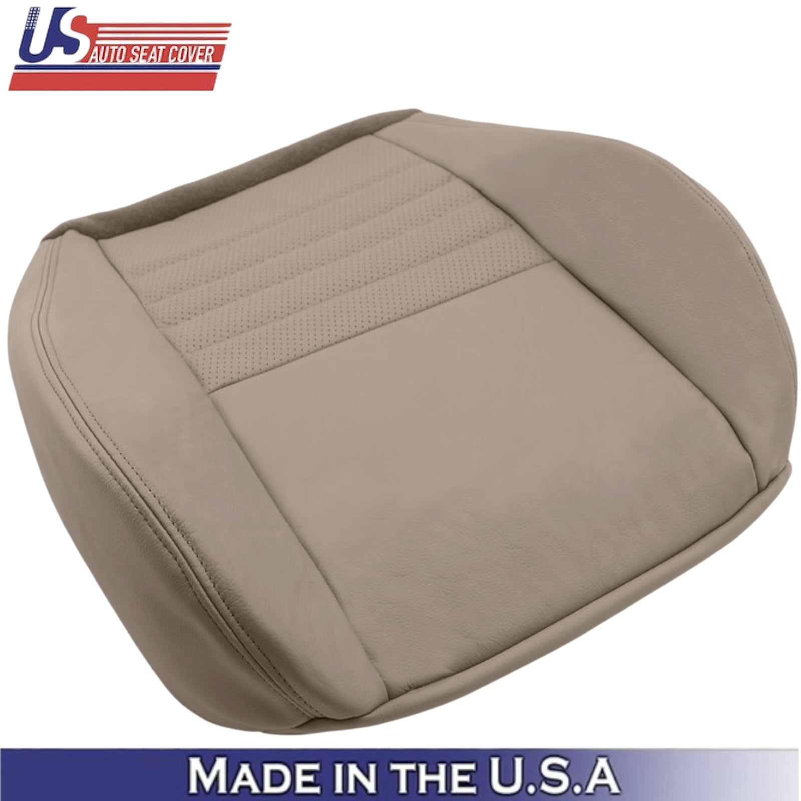 1999-2004 For Ford Mustang GT Leatherette Driver Bottom Cover Medium Parchment