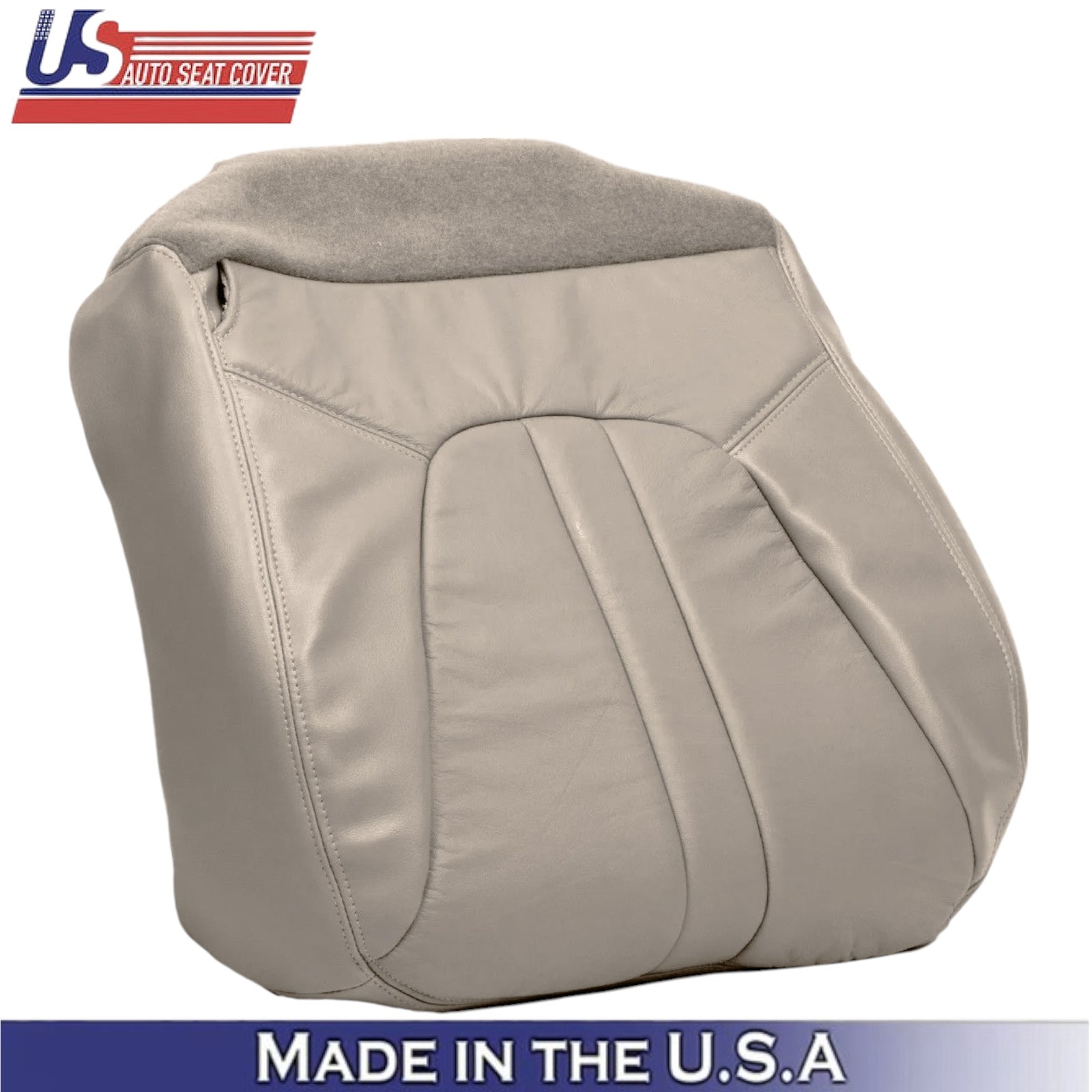 97-99 For Ford Expedition Eddie Bauer Vinyl Driver Bottom Seat Cover Prairie Tan