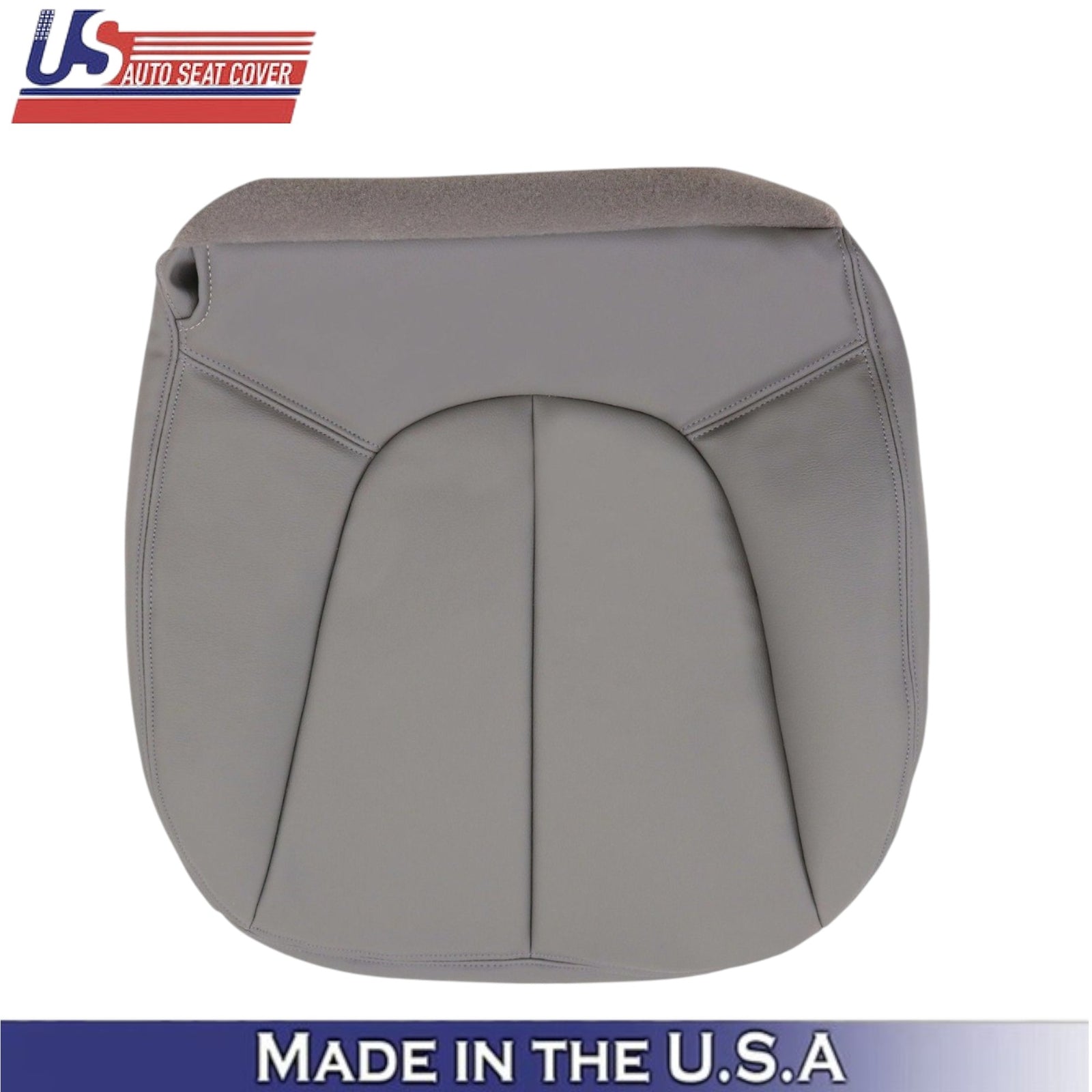 1997-2002 For Ford Expedition XLT Eddie Bauer Leather Front Seat Covers Gray