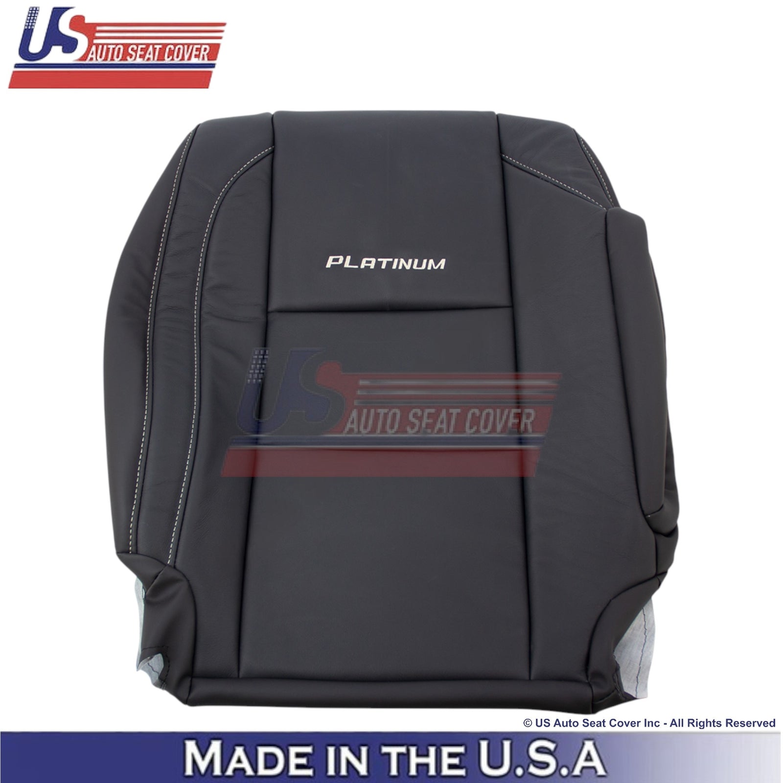 2010-2015 For Nissan Armada Platinum Genuine Leather Seat Covers Dark Charcoal