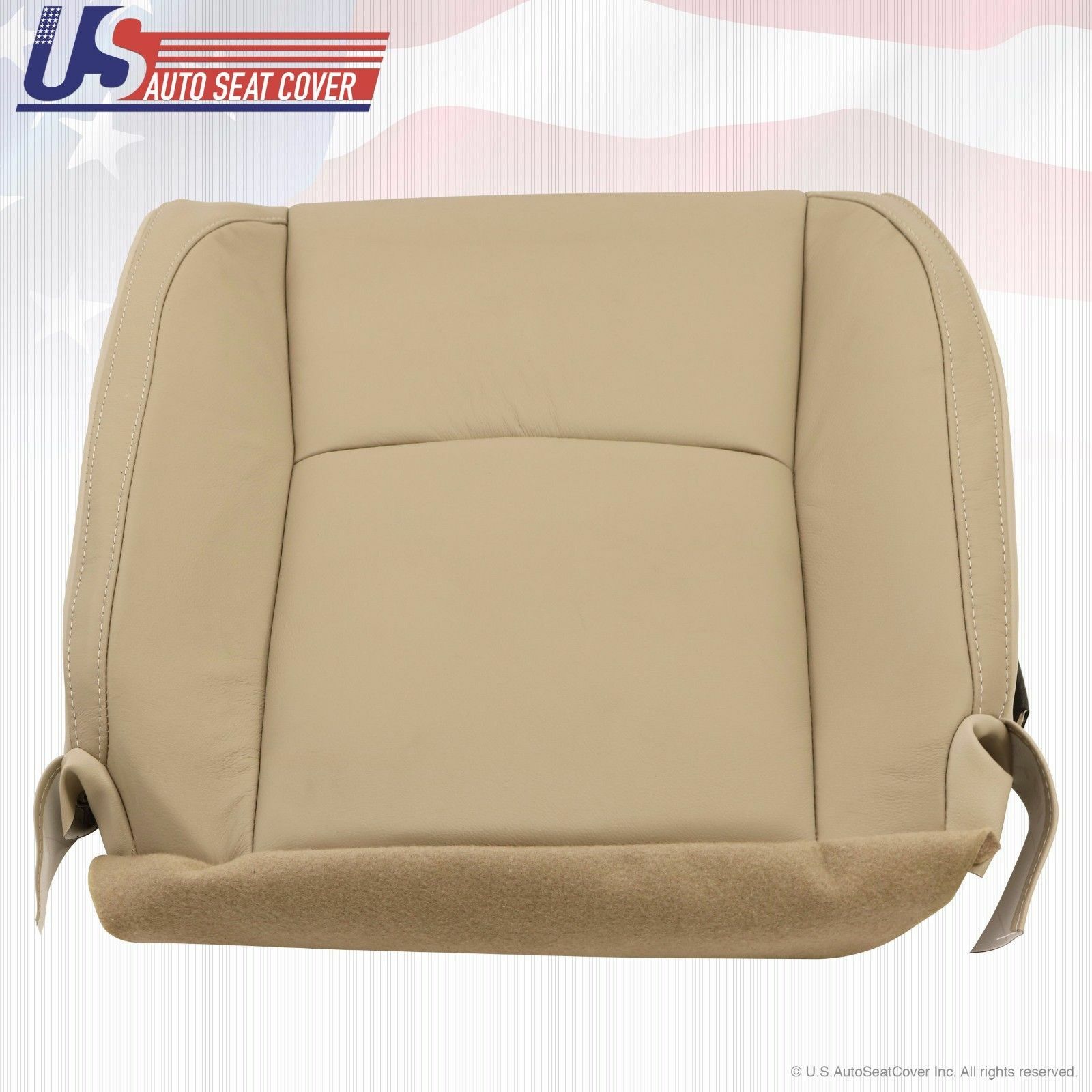 Fits 2004 2005 2006 Lexus RX 330 RX 350 Driver bottom Leather Seat Cover Tan