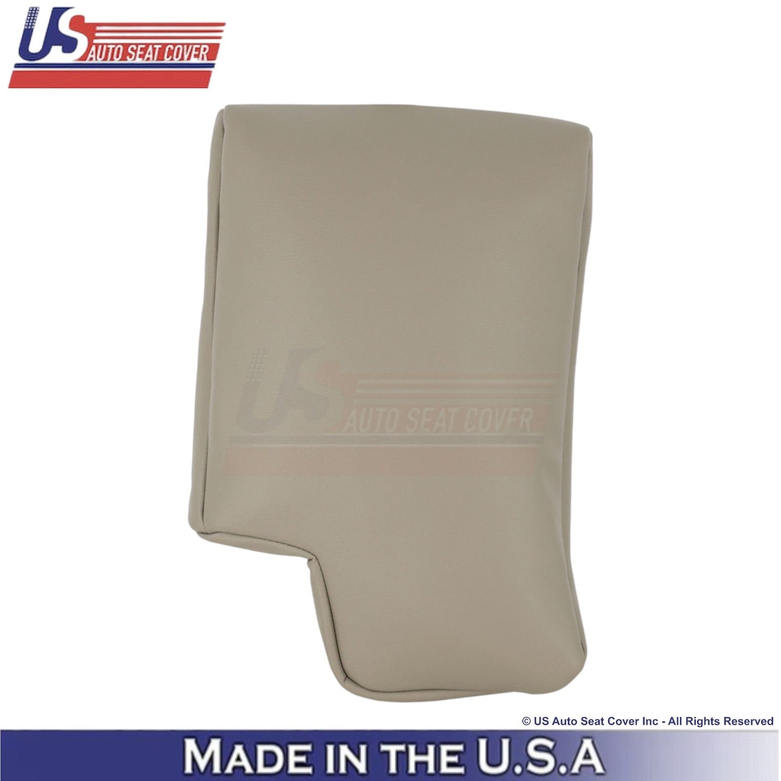 2011-2015 For Ford Explorer 2nd Row Console Leather Cover Med. Light Stone