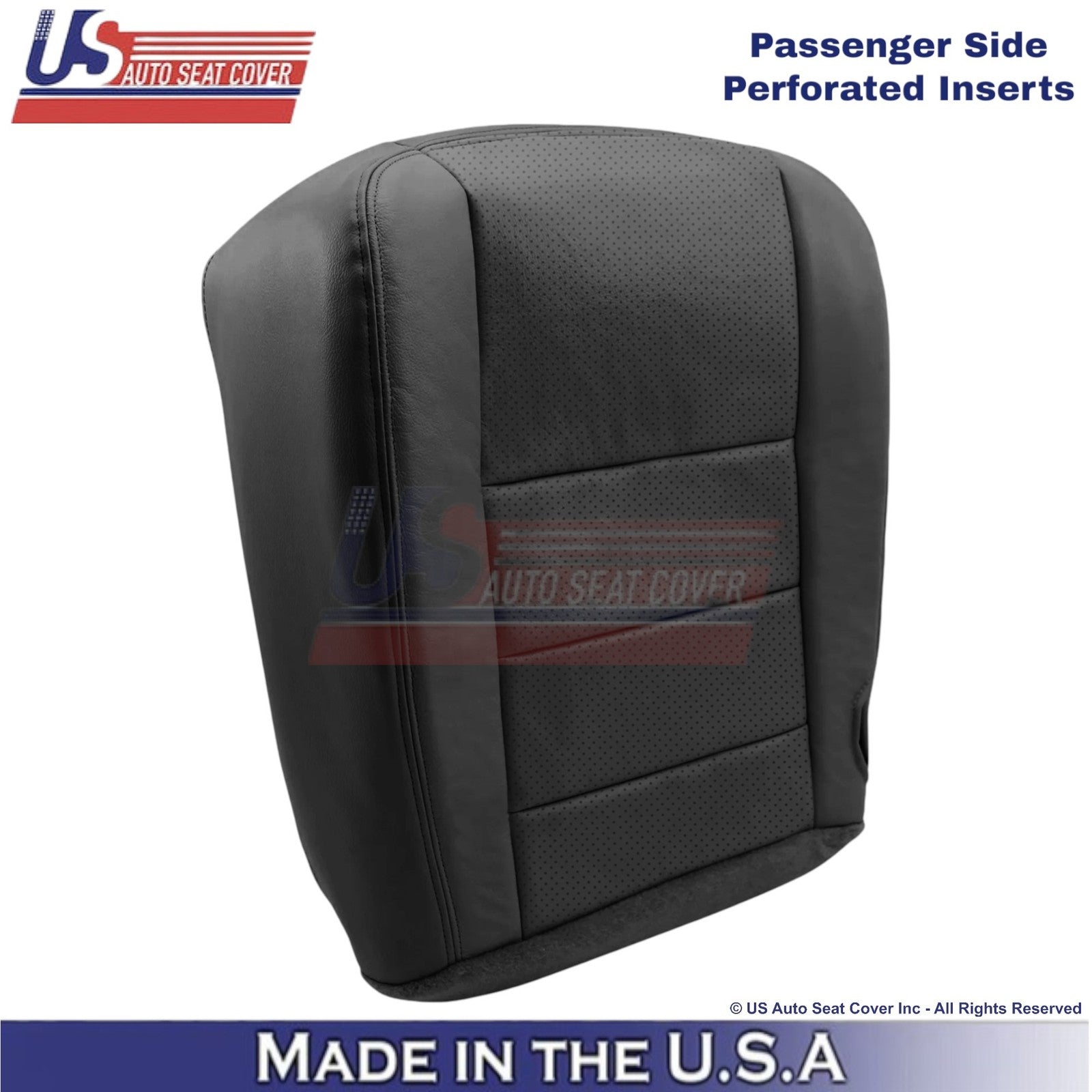 2004-2007 For Ford F250 F350 Lariat Leatherette Prf Passenger Bottom Cover Black