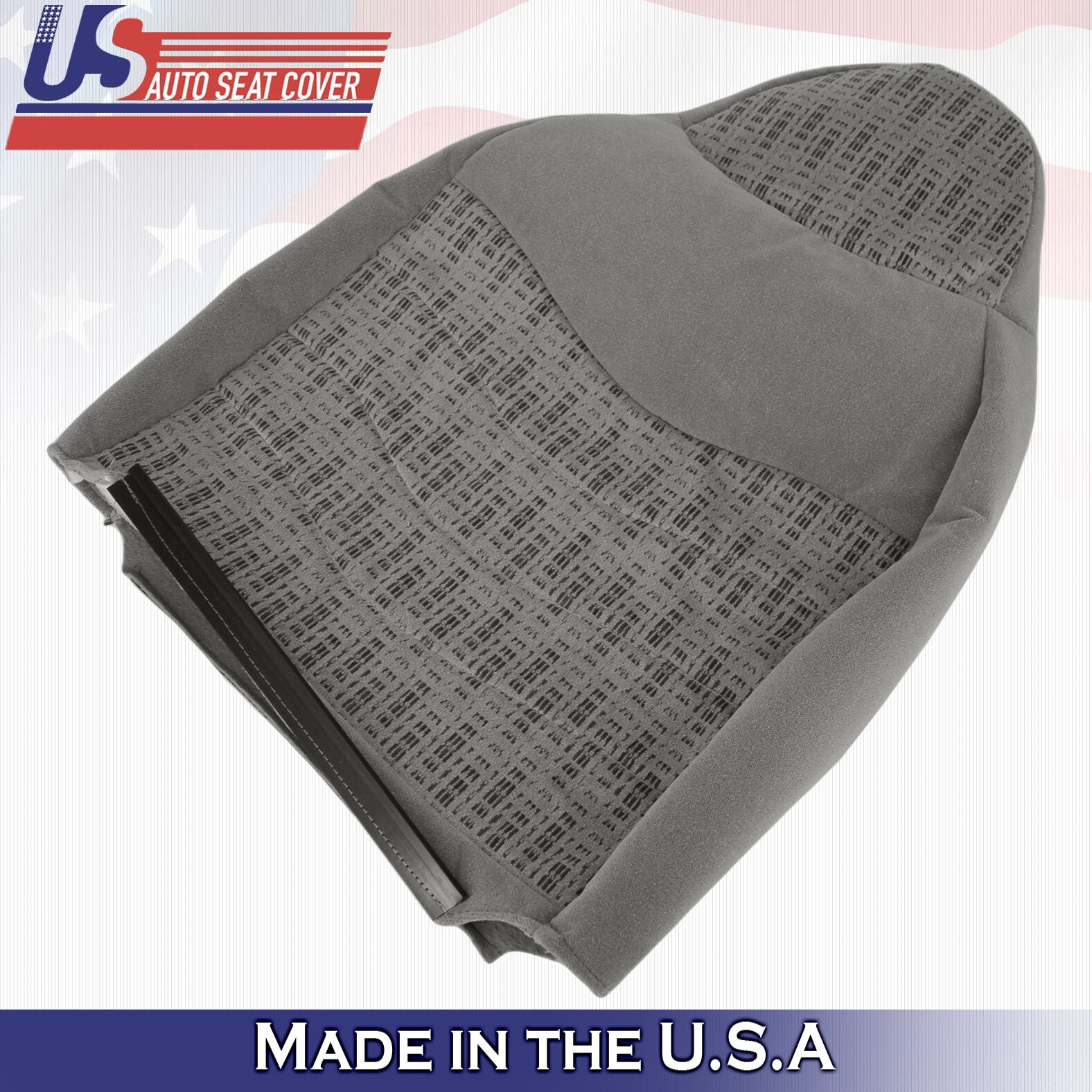 1999 2000 For Ford F250 F350 F450 F550 XLT Driver Top Cloth Seat Cover in Gray