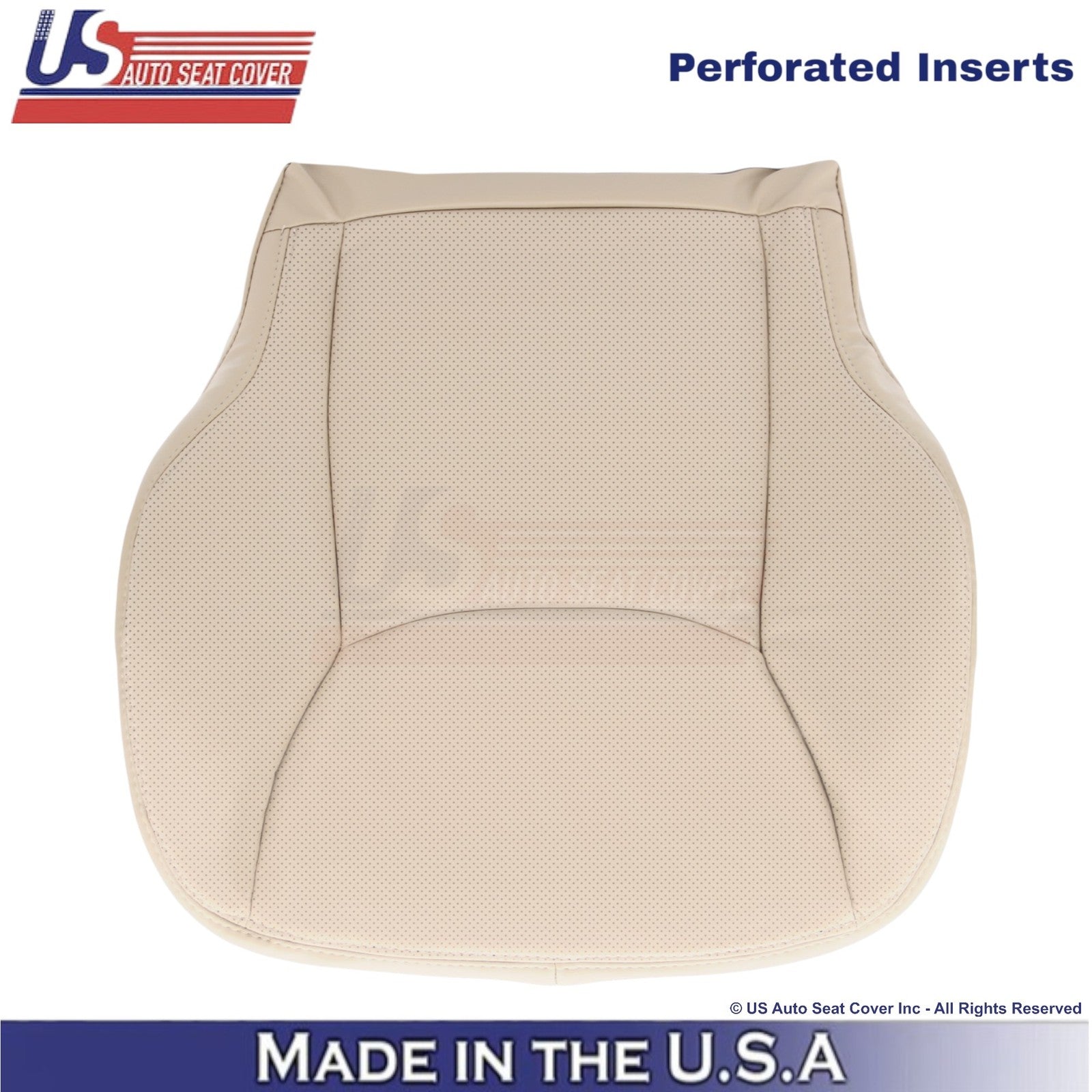 2003-2006 For Mercedes-Benz S-Class Leatherette Perf. Driver Bottom Cover Pebble