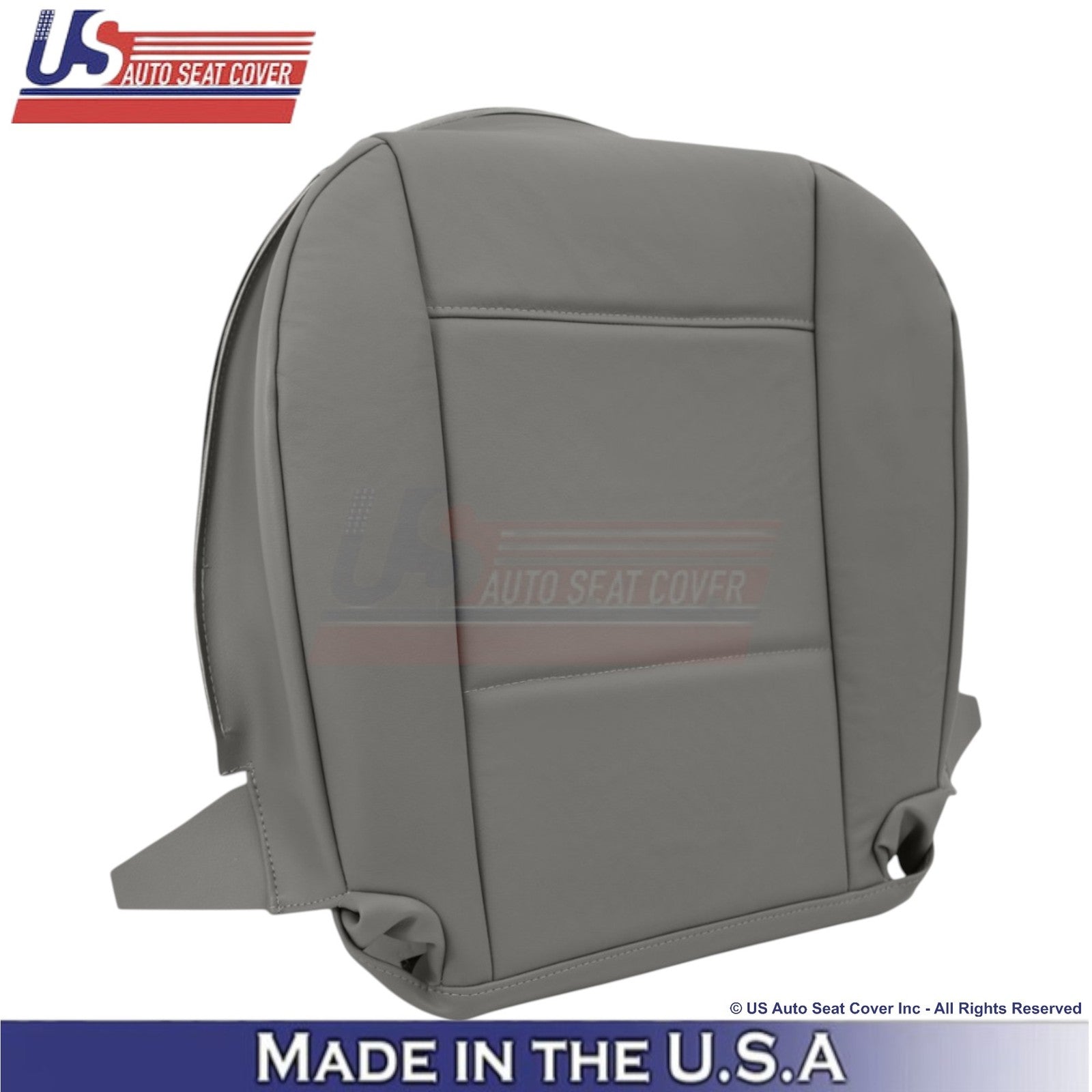 1998-2005 For BMW 3 Series E46 Leatherette Passenger Bottom Seat Cover Gray