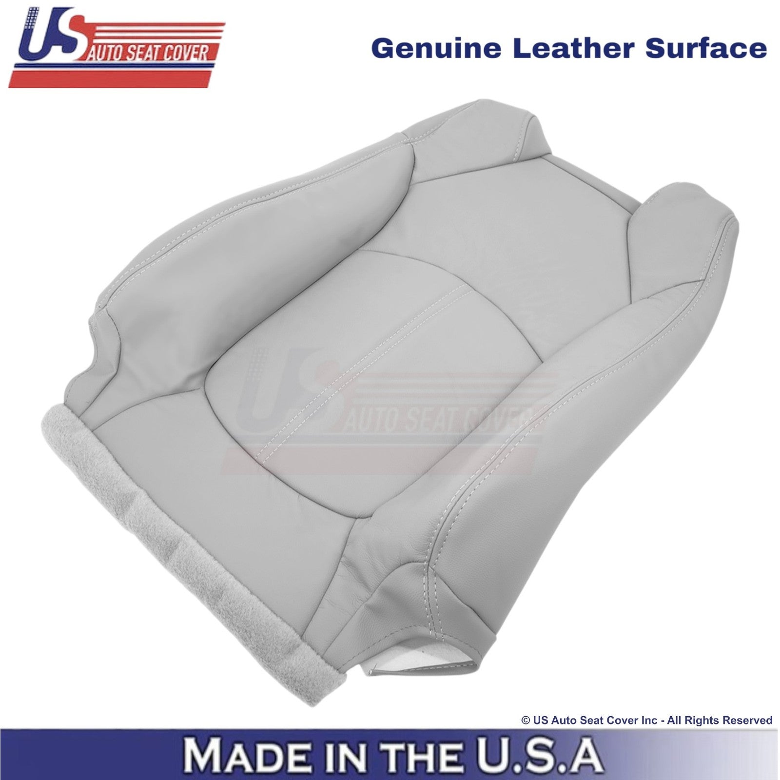 2013-2017 Fits Chevy Traverse Genuine Leather Driver Top Cover Light Titanium