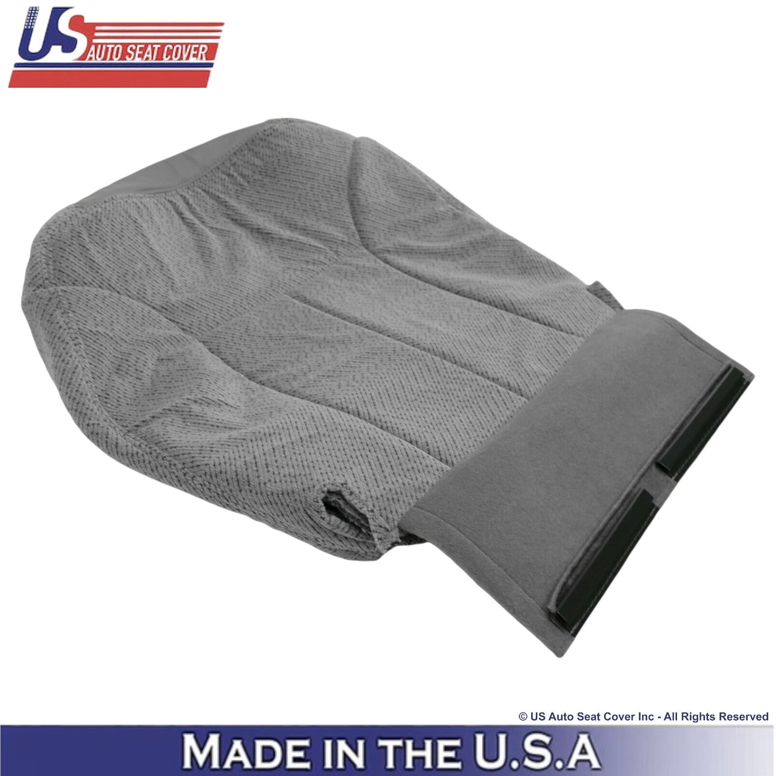 1995-999 For Chevy Silverado 1500 2500 3500 Cloth Drive Bottom Seat Cover Gray