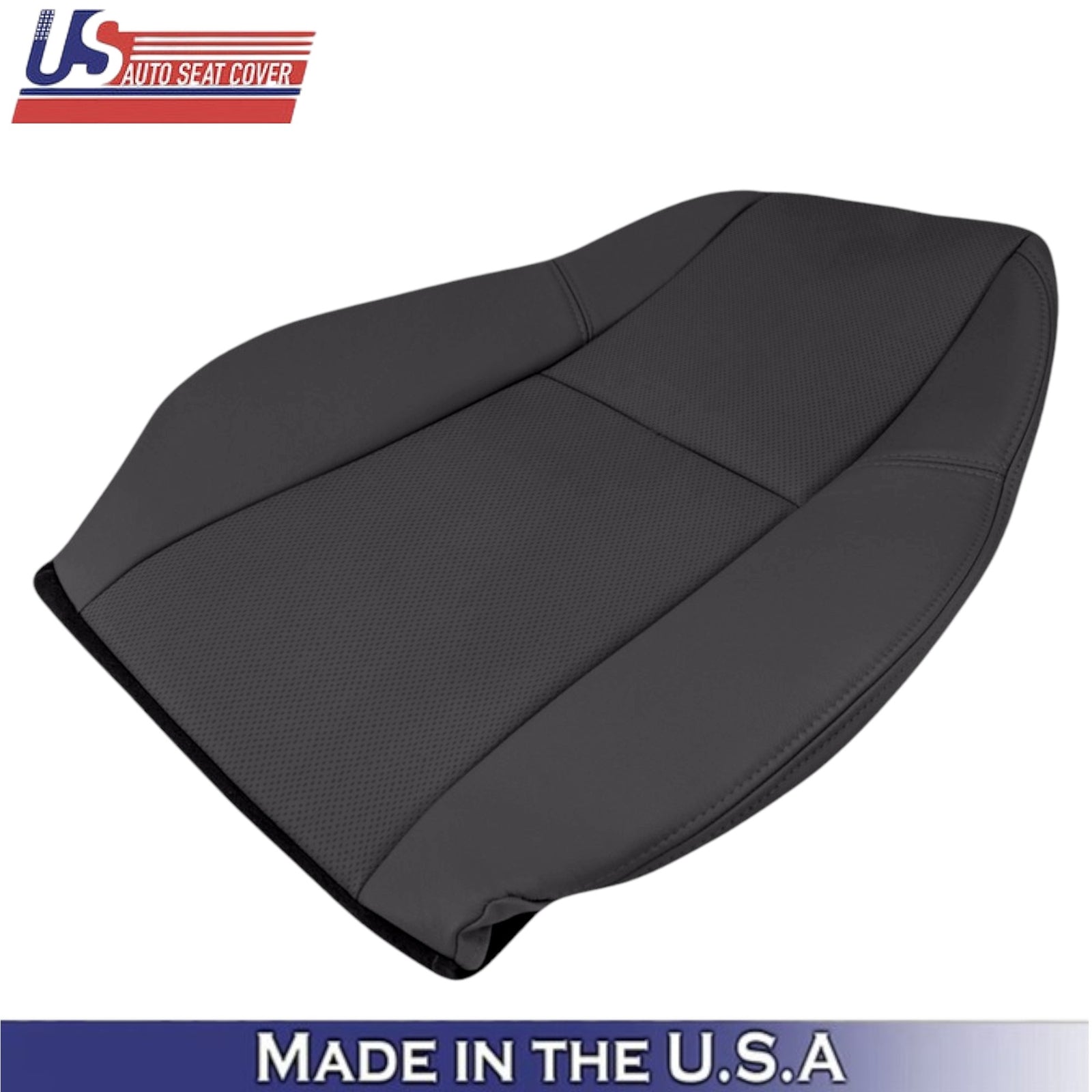2007-2014 For Cadillac Escalade Leatherette Passenger Top Seat Cover Ebony Black