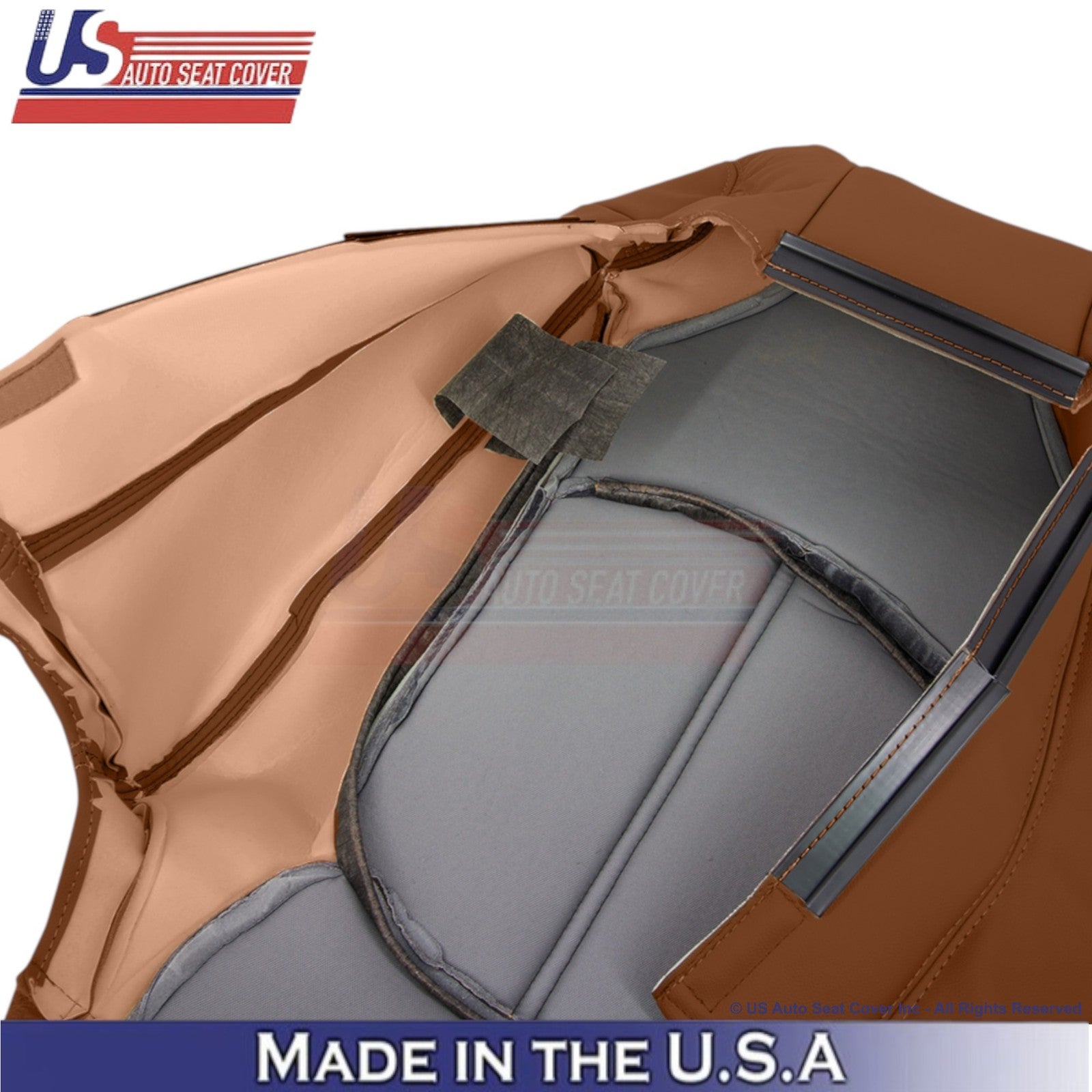 2015-2017 Fits Chevy Traverse Leatherette Driver Side Seat Covers Saddle Up