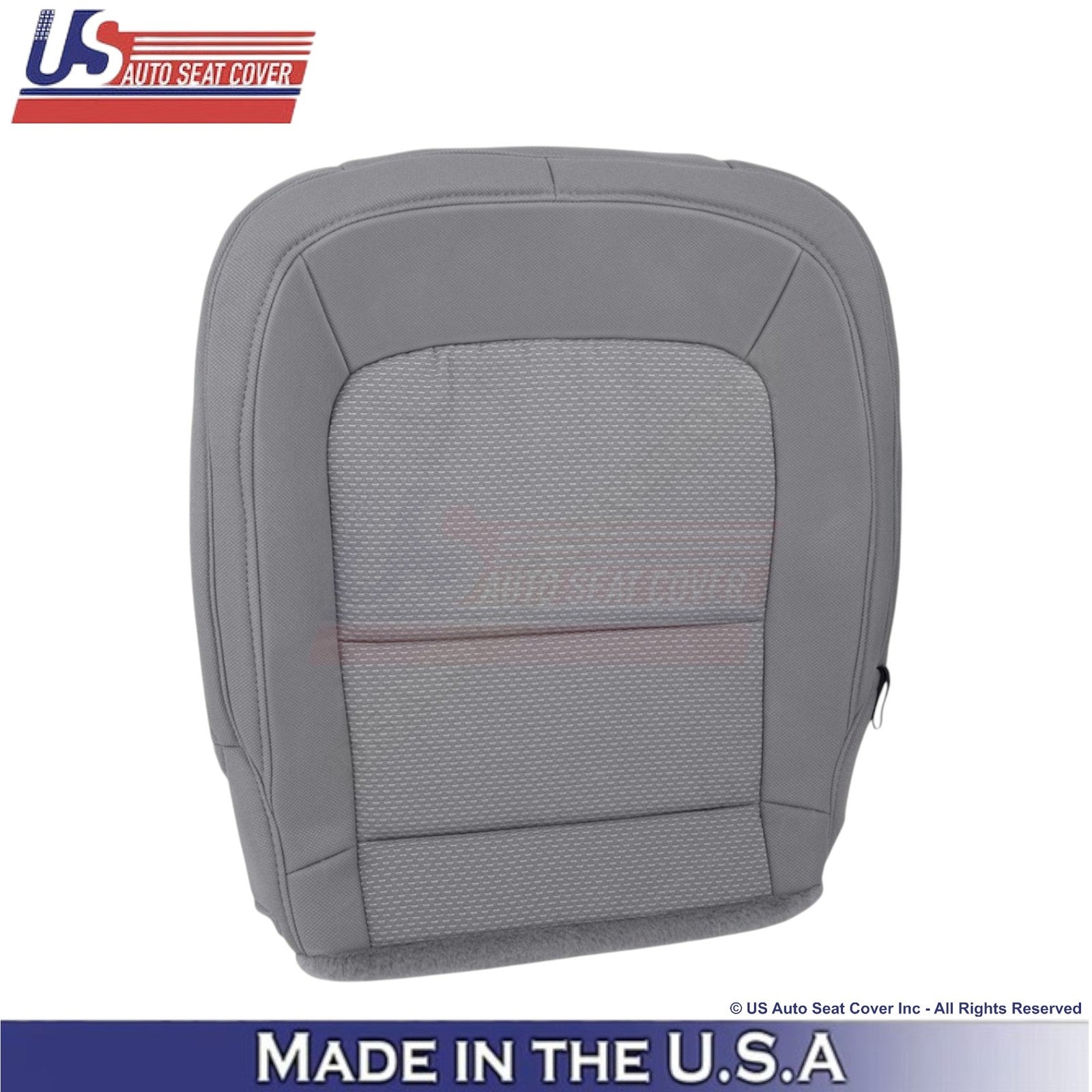2015-2022 For Chevrolet Colorado Cloth Front Replacement Covers Dark Ash Gray