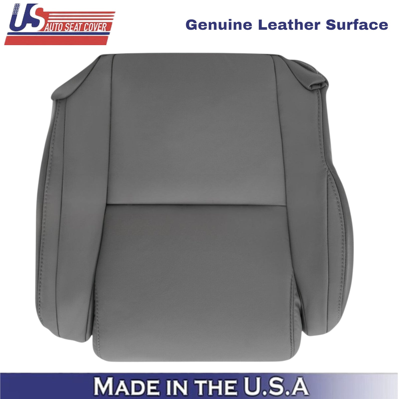 2007-2013 For Toyota Tundra Genuine Leather front Seat Covers Graphite Gray