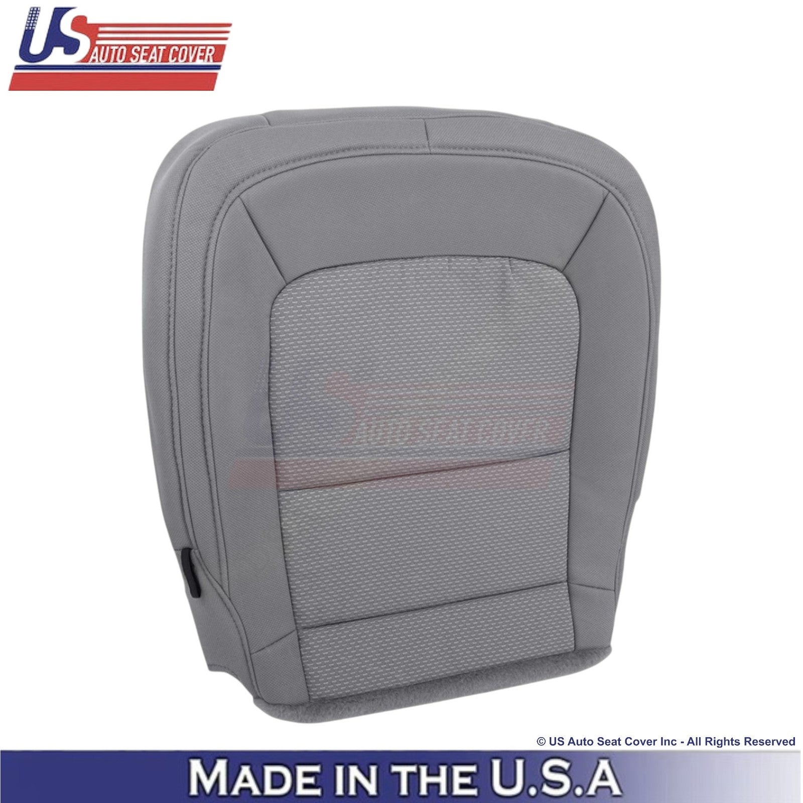 2015-2022 For Chevrolet Colorado Cloth Front Replacement Covers Dark Ash Gray
