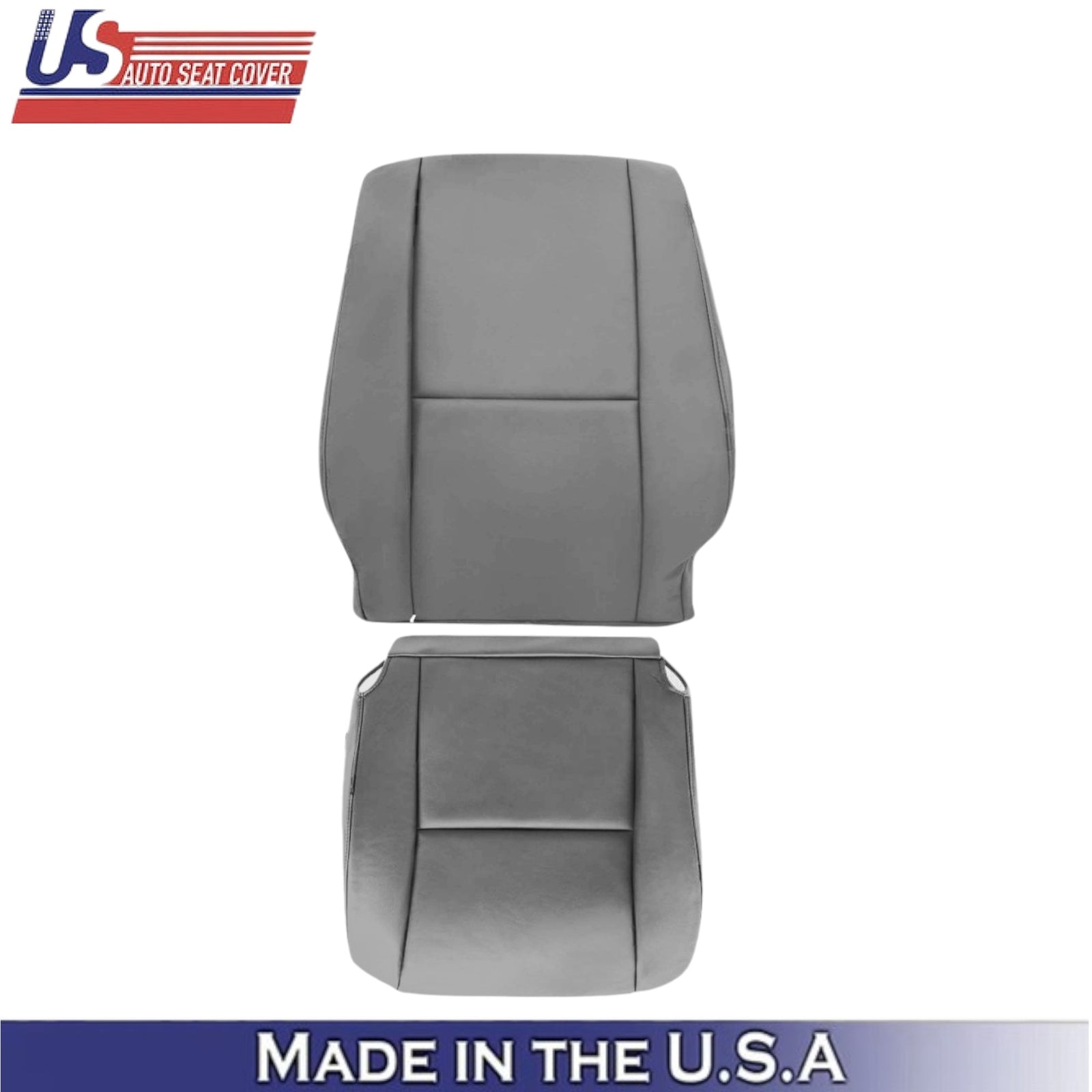 2005-2007 For Toyota Sequoia Leatherette Front Replacement Seat Covers Gray