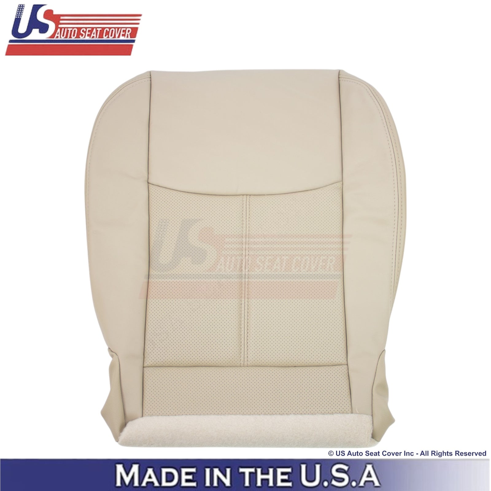 2013-2020 For Nissan Pathfinder Leather Front Replacement Seat Covers Almond