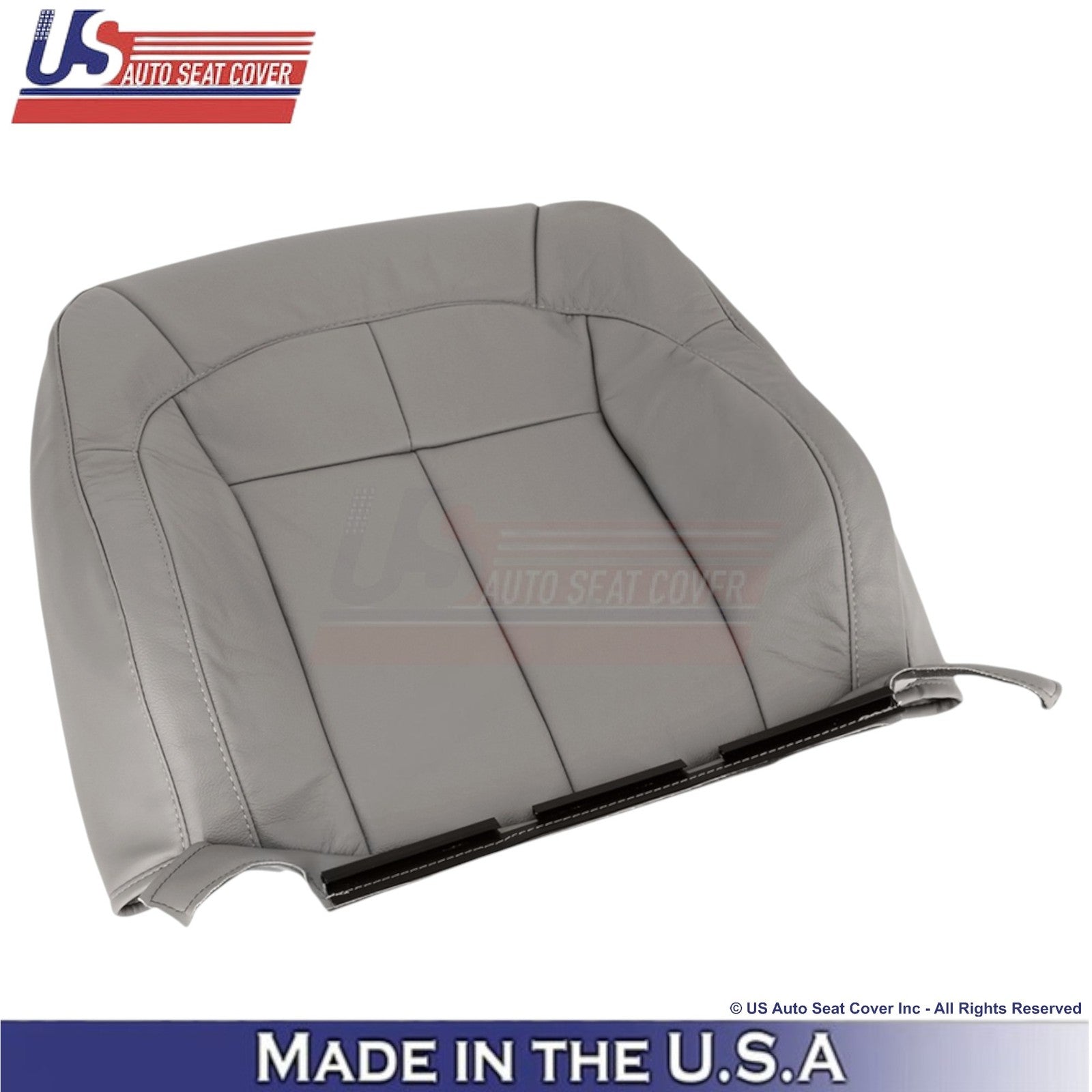 2001-2004 For Jeep Grand Cherokee Leatherette Front Seat Covers Taupe Gray