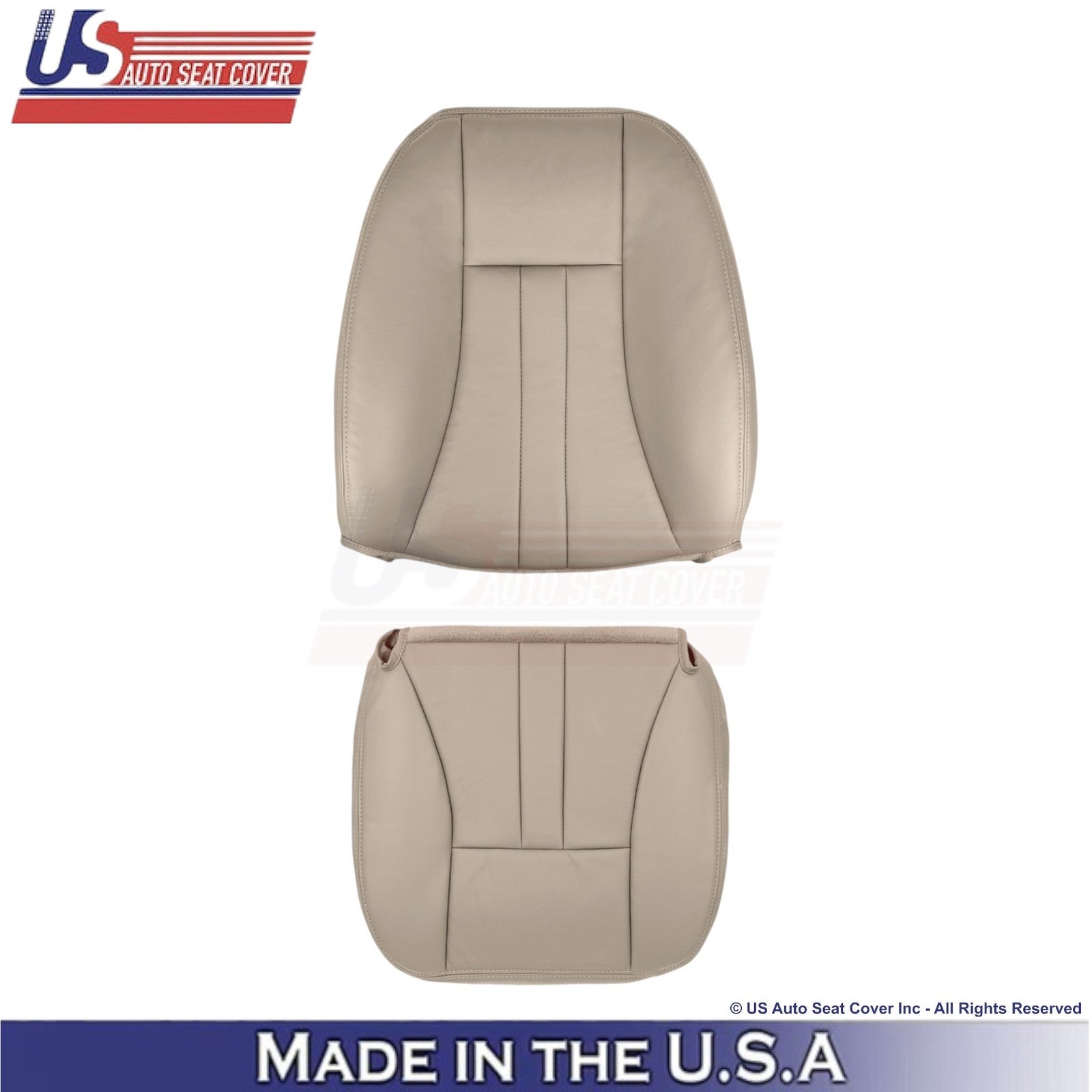 2004-2007 For Chrysler Town & Country Leatherette Driver Covers Light Greystone