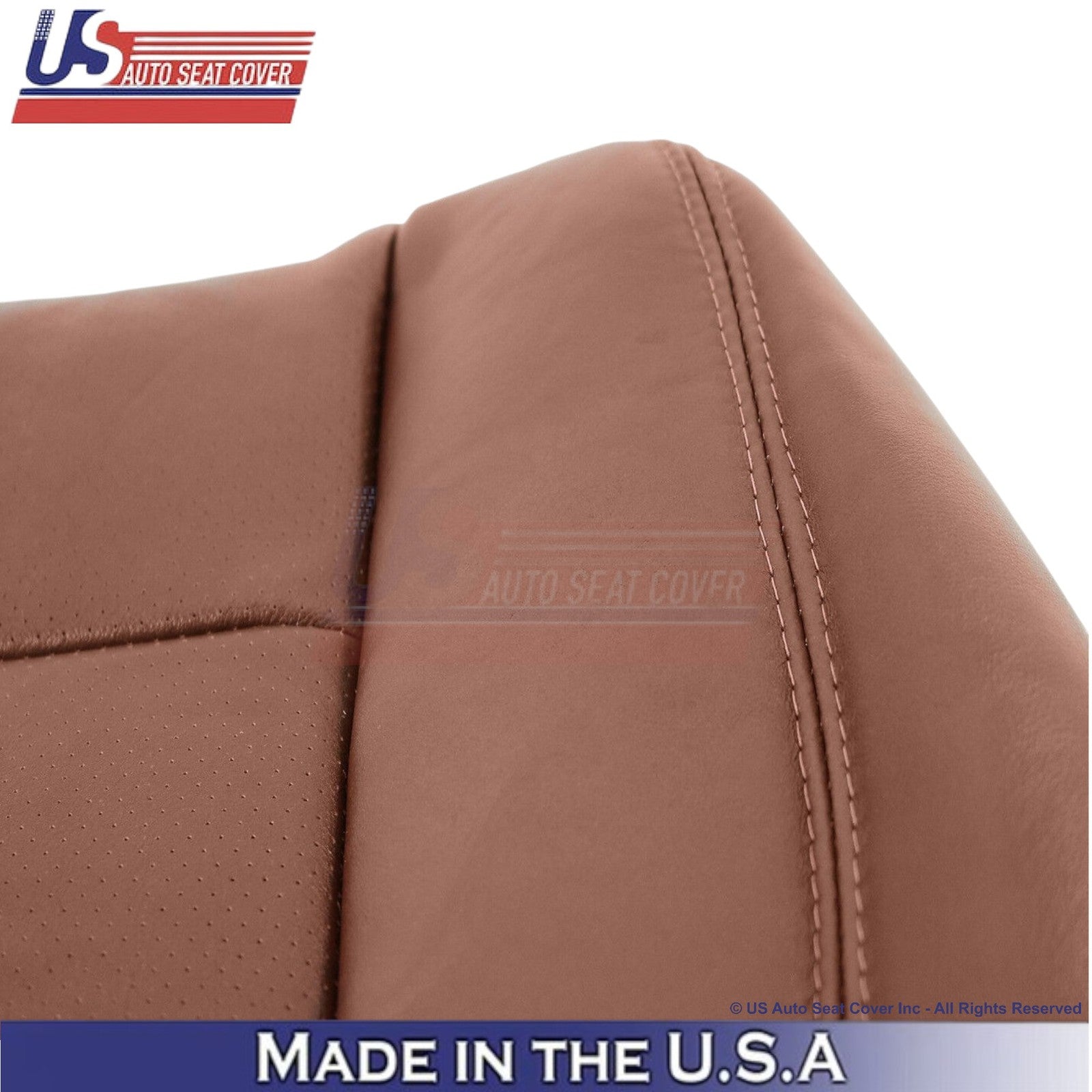 2011-2014 For Ford F250 F350 Genuine Leather Driver Bottom Seat Covers Chaparral