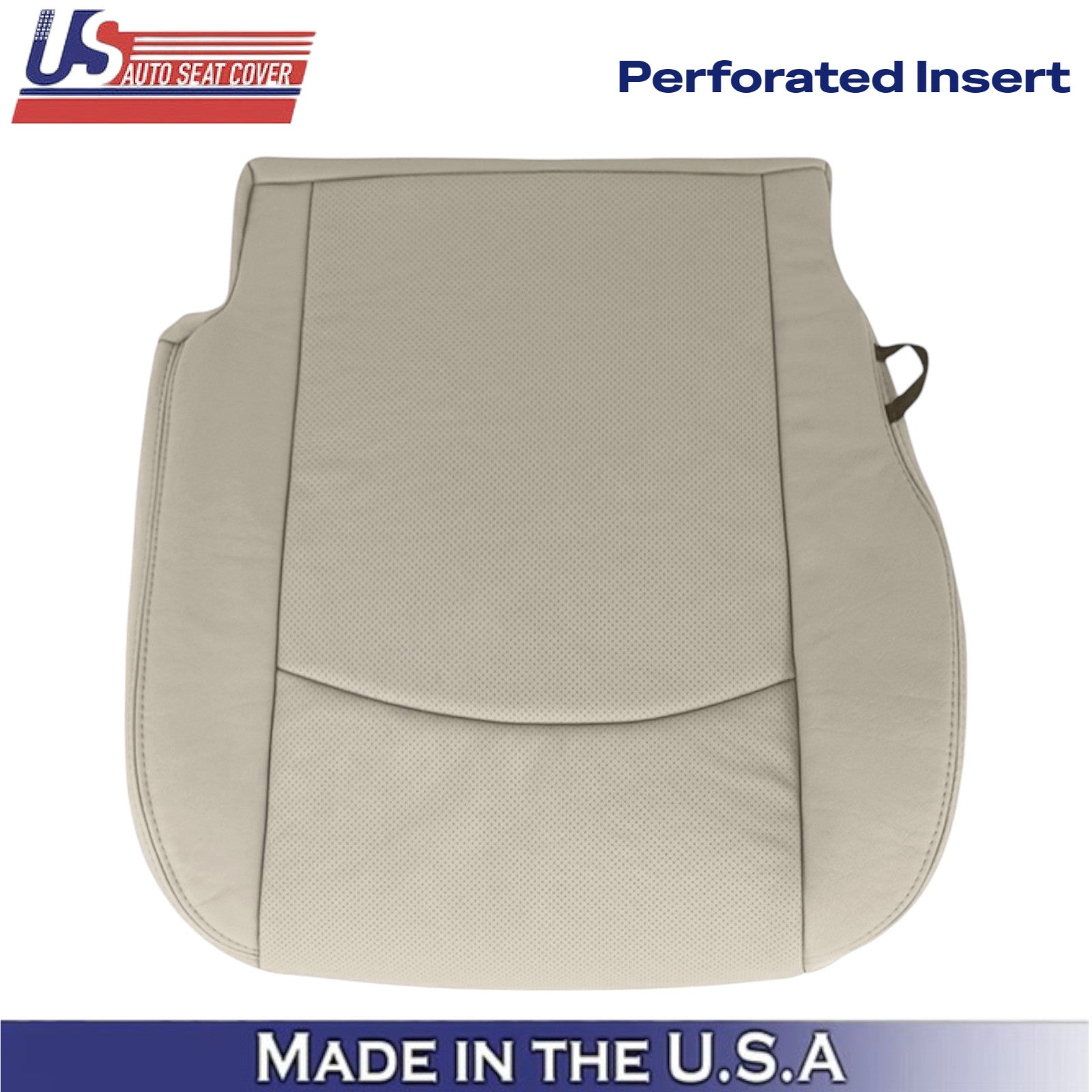 2013-2018 For Dodge Ram 2500 Laramie Genuine Leather Driver Bottom Cover Tan