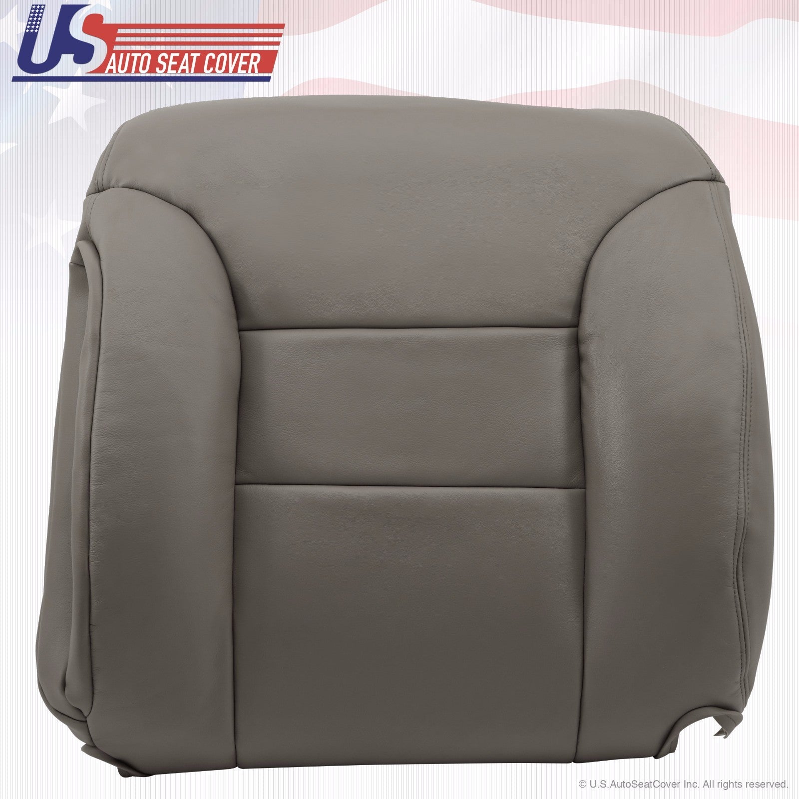 for a 1995 to 1999 Chevy C/K 1500 front Lean Back Leather Replacement in Gray