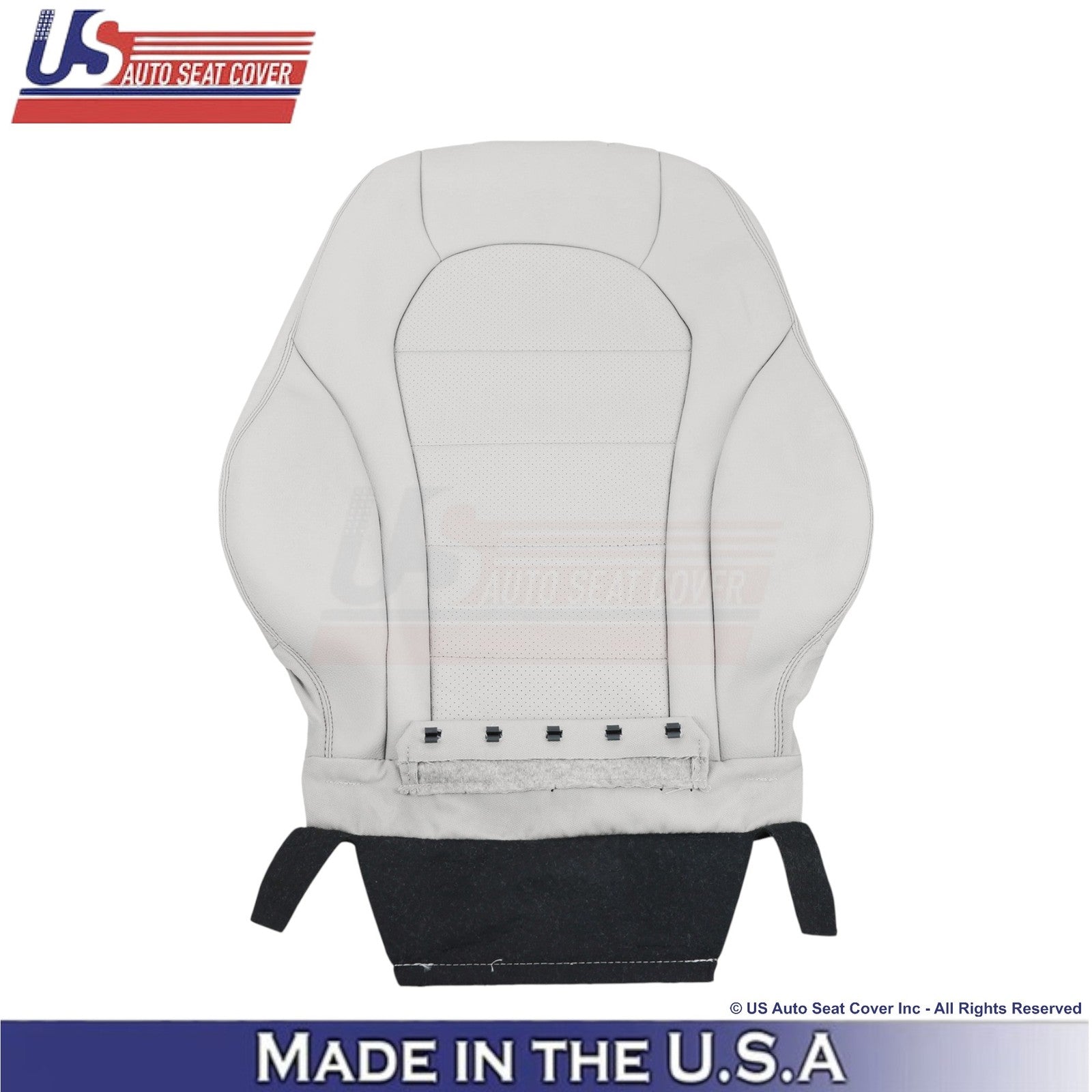 2016-2021 For Mercedes Benz GLC Class Leather Front Seat Covers Light Gray