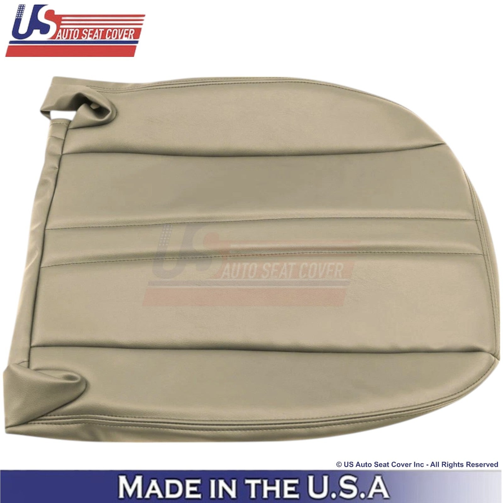 1996-2025 Fits Chevrolet Express Passenger Bottom Leatherette Seat Cover Neutral