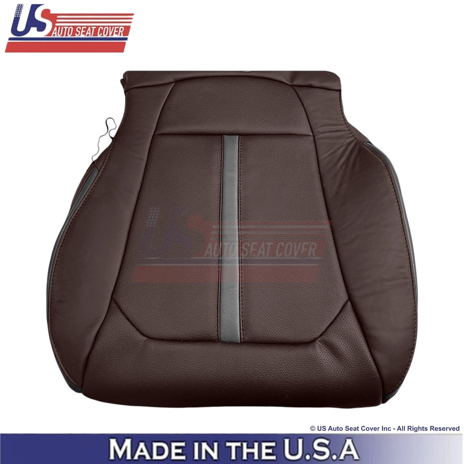 2015-2017 Fits Ford F150 Platinum Genuine Leather Front Bottom Covers Brunello
