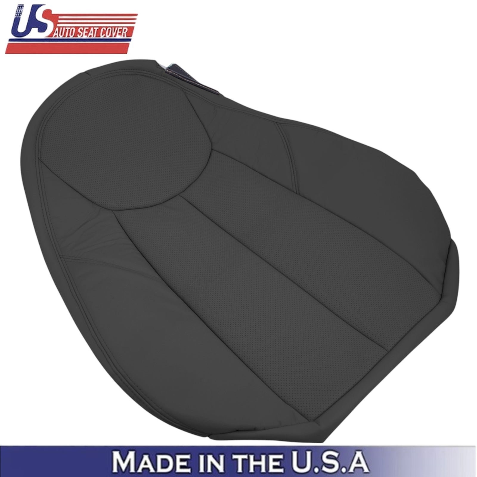 2003-2007 for Mercedes Benz R230 SL500 Passenger Side Seat Covers Leather Black