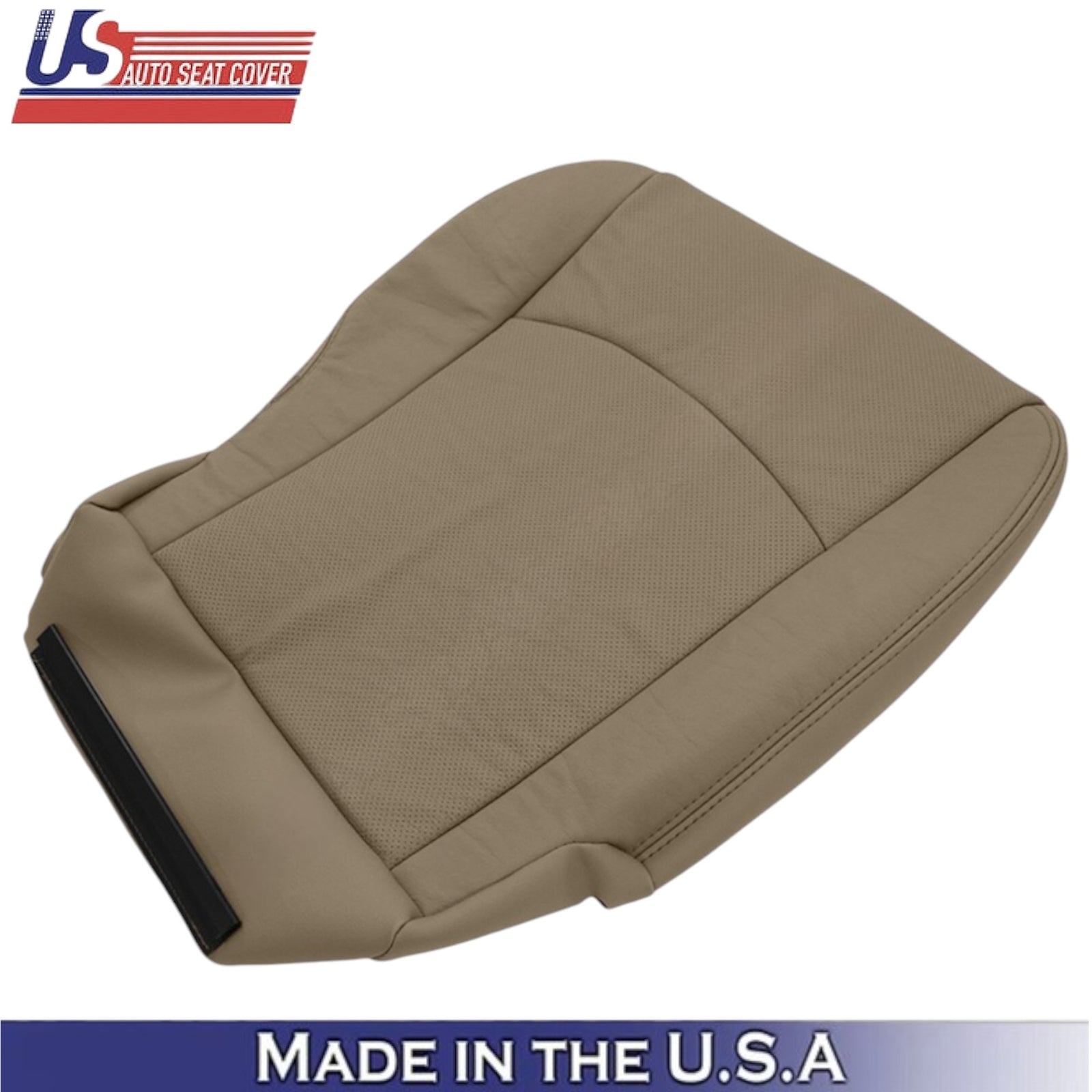 2009-2012 For Dodge Ram 1500 2500 Laramie Leatherette Front Bottom Covers Tan