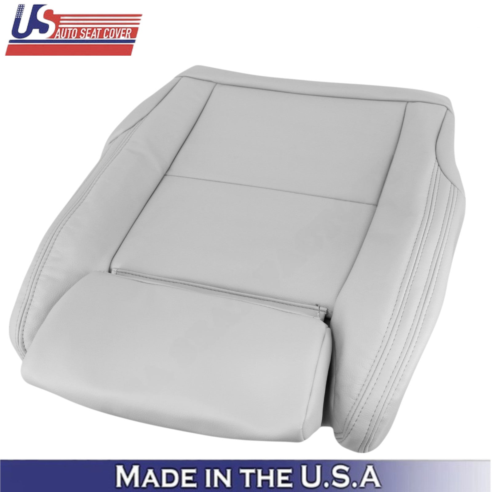 2016-2019 For Mercedes-Benz CLA250 Driver Bottom Genuine Leather Seat Cover Gray