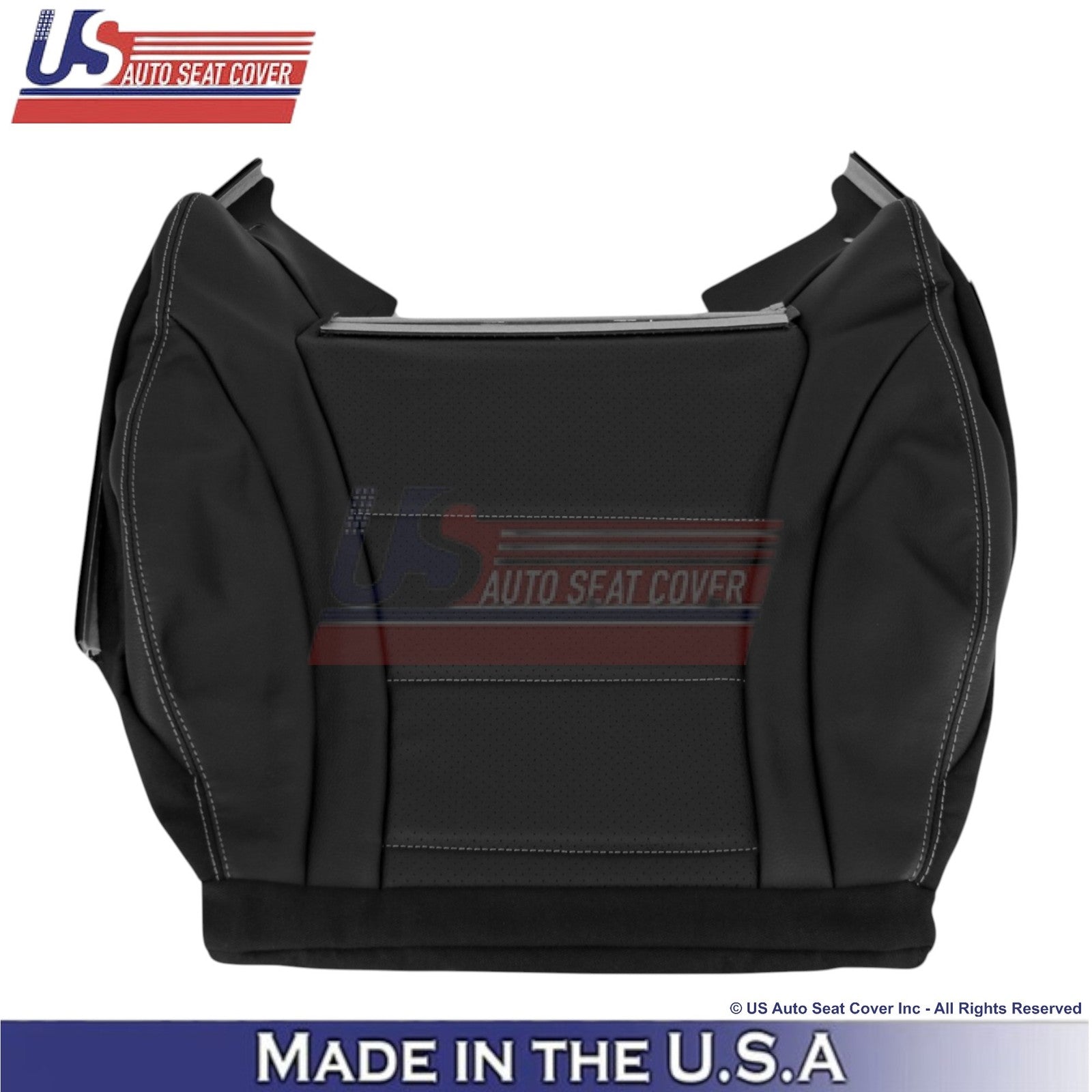 2016-2021 For Mercedes Benz GLC Class Leather Front Replacement Covers Black