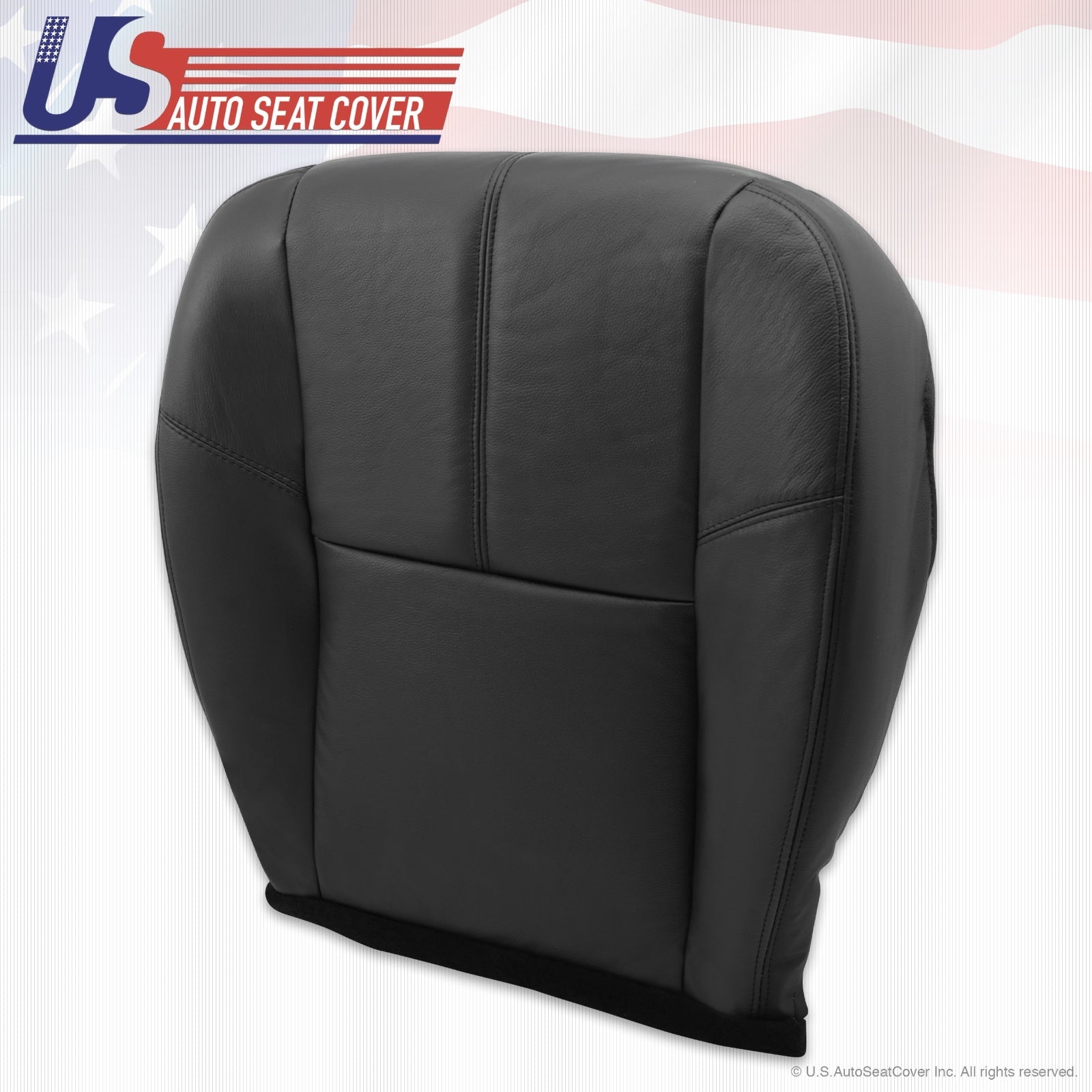 2007 - 13 GMC Sierra 1500 2500 HD Driver Bottom Leather Upholstery Black