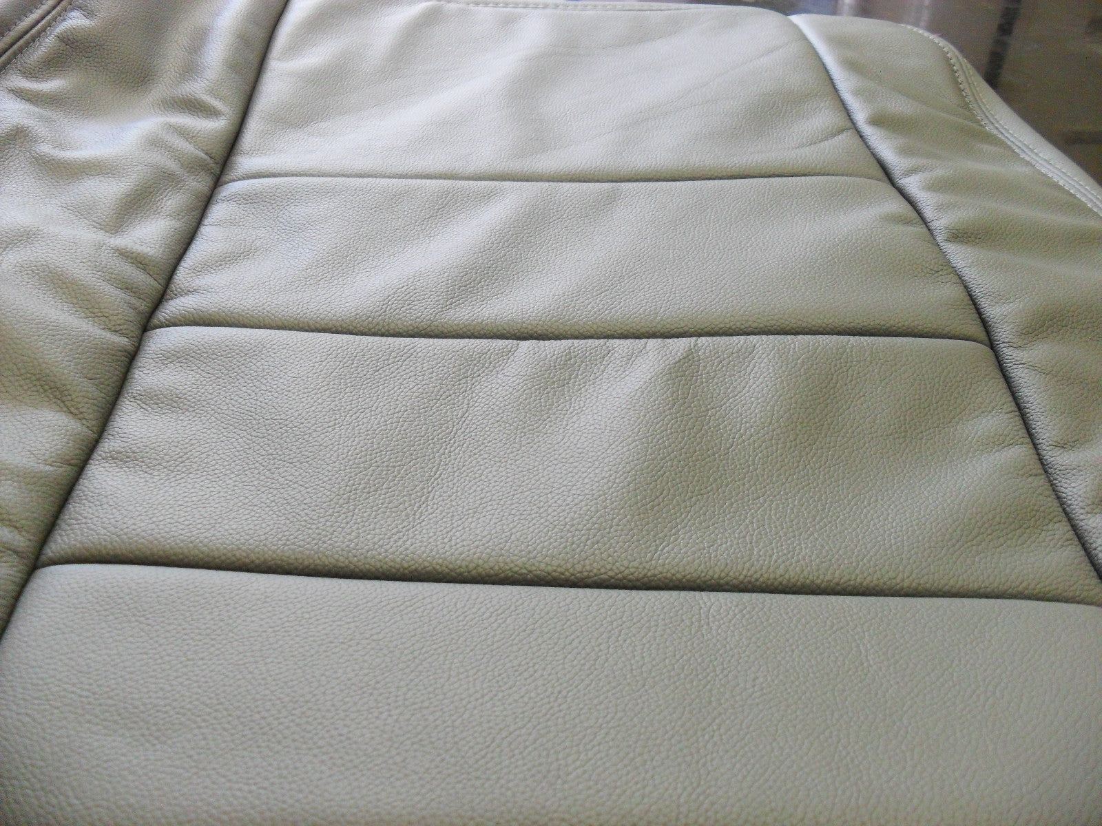 2003 Ford F250 F350 Lariat Bottom Leather Seat Cover Gray