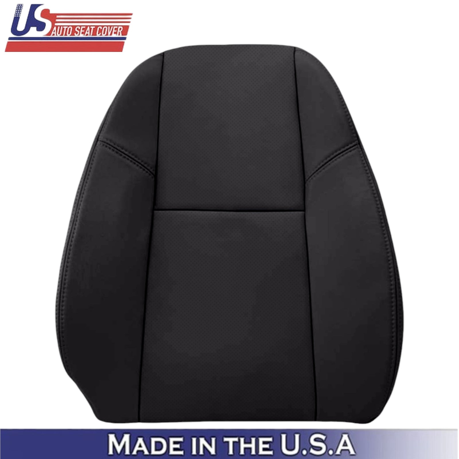 2007-2014 For Cadillac Escalade Genuine Leather Passenger Top Seat Cover Ebony