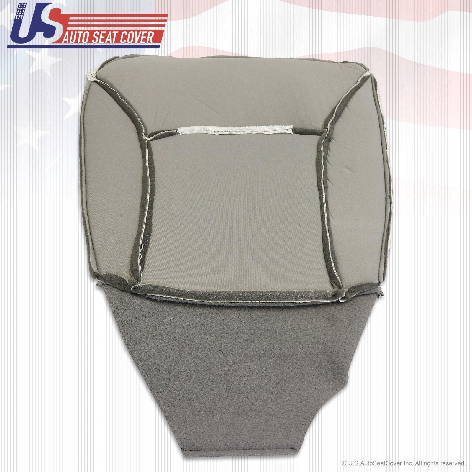 2004 2005 2006 2007 2008 Ford E250 Van Driver Bottom Perforated Vinyl Seat GRAY