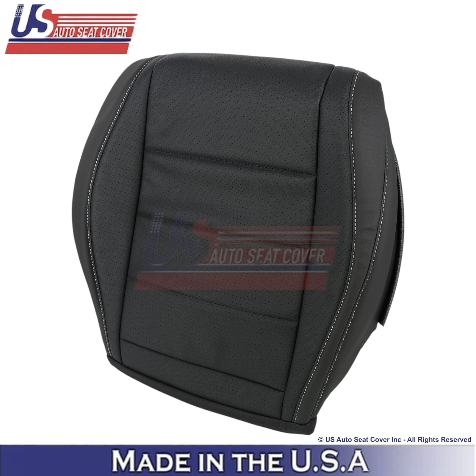 2020-2025 Mercedes-Benz GLE350 GLE450 Genuine Leather Front Seat Covers Black