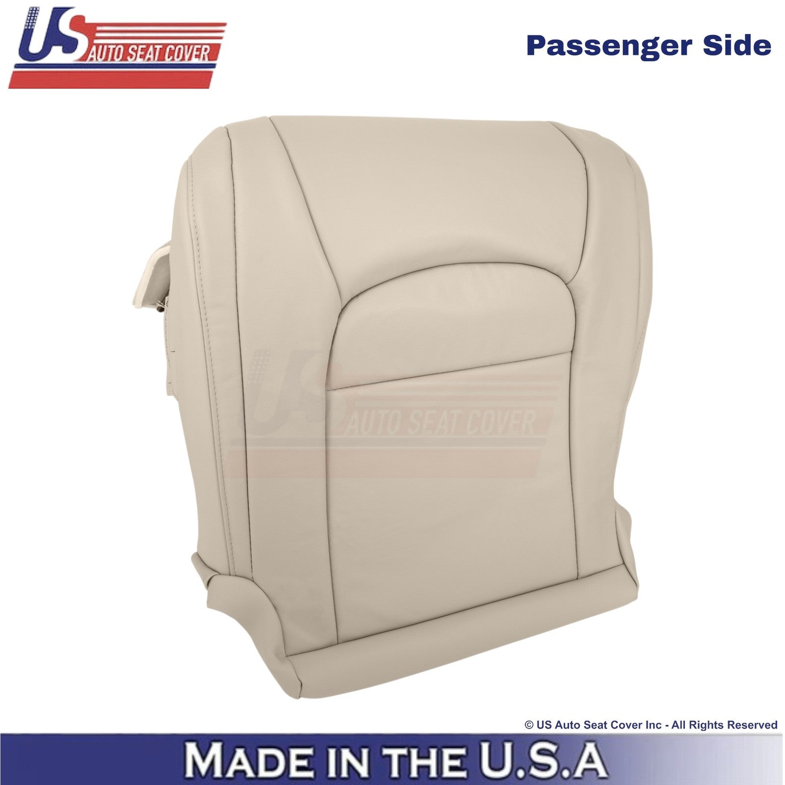2008-2021 For Toyota Land Cruiser Leatherette Passenger Bottom Cover Sand Beige