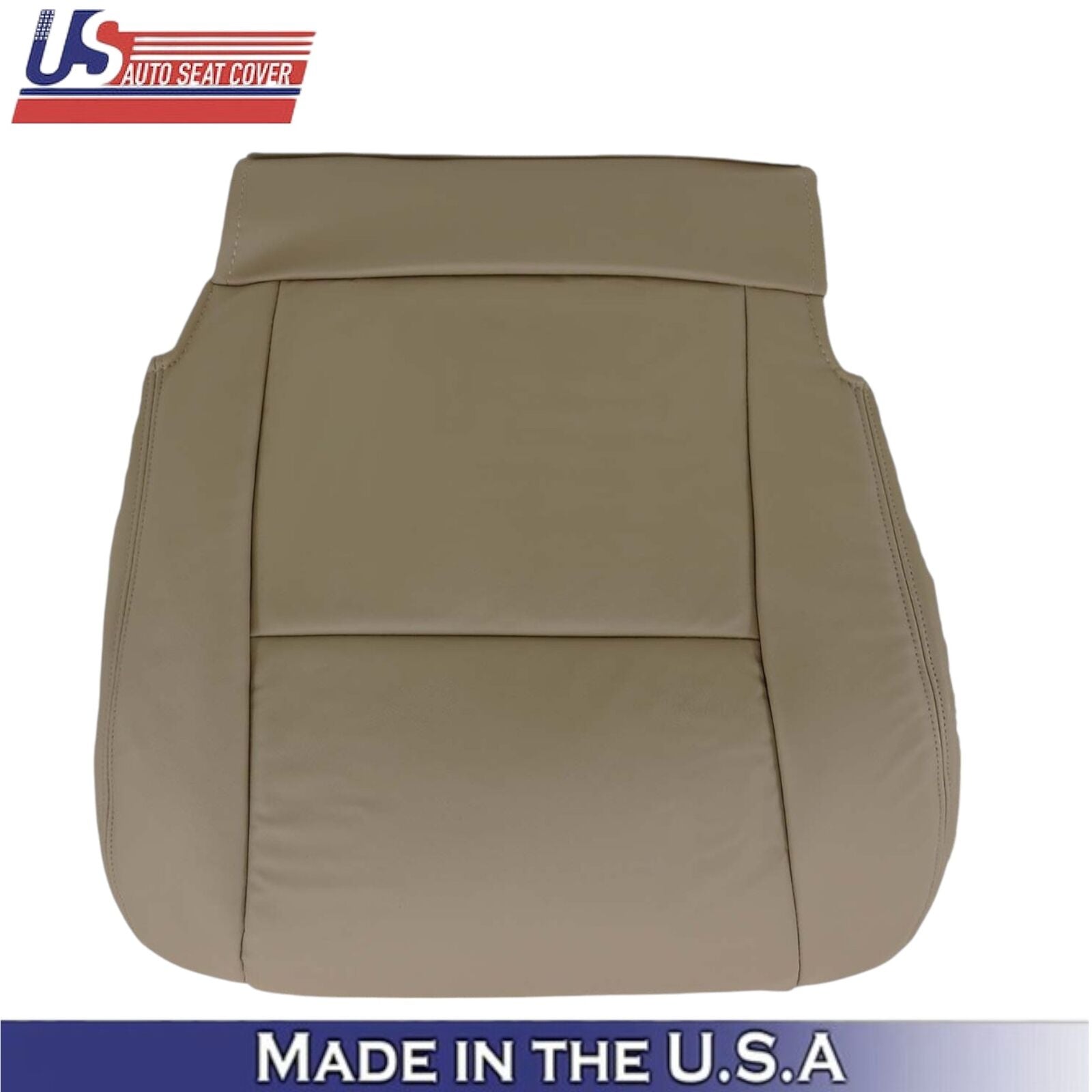 2005-2007 For Toyota Sequoia Leatherette Passenger Side Seat Covers Oak Tan