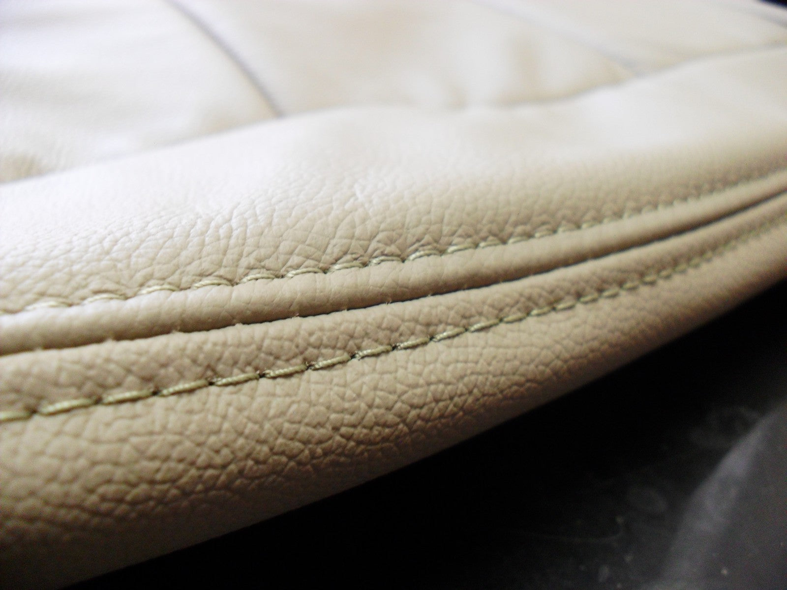 2002 to 2007 Ford F250 Lariat Driver bottom Perforated Leather Seat Cover & Foam