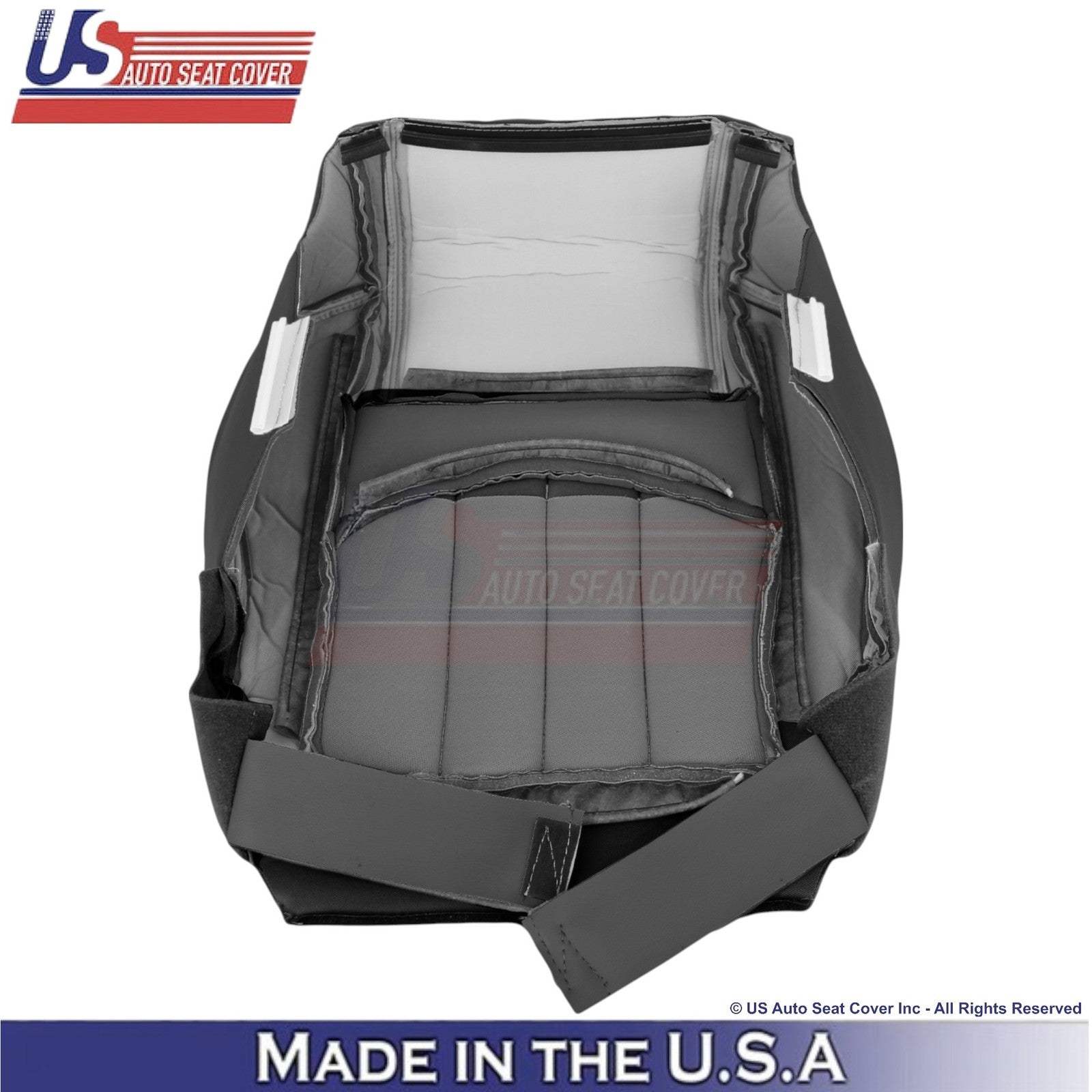 2013-2017 For Buick Enclave Leatherette Driver Replacement Seat Covers Ebony
