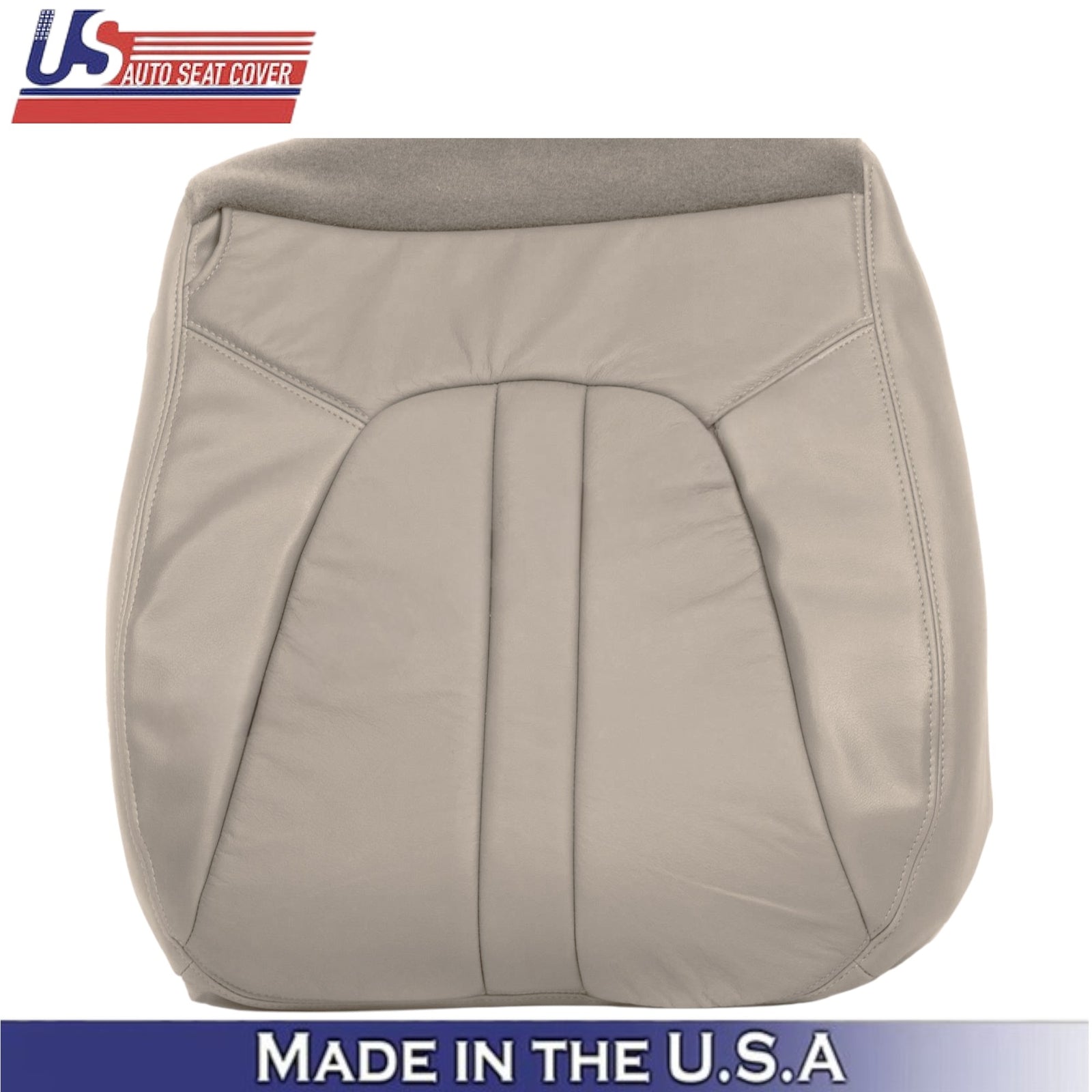 97-99 For Ford Expedition Eddie Bauer Vinyl Front Bottom Seat Covers Prairie Tan