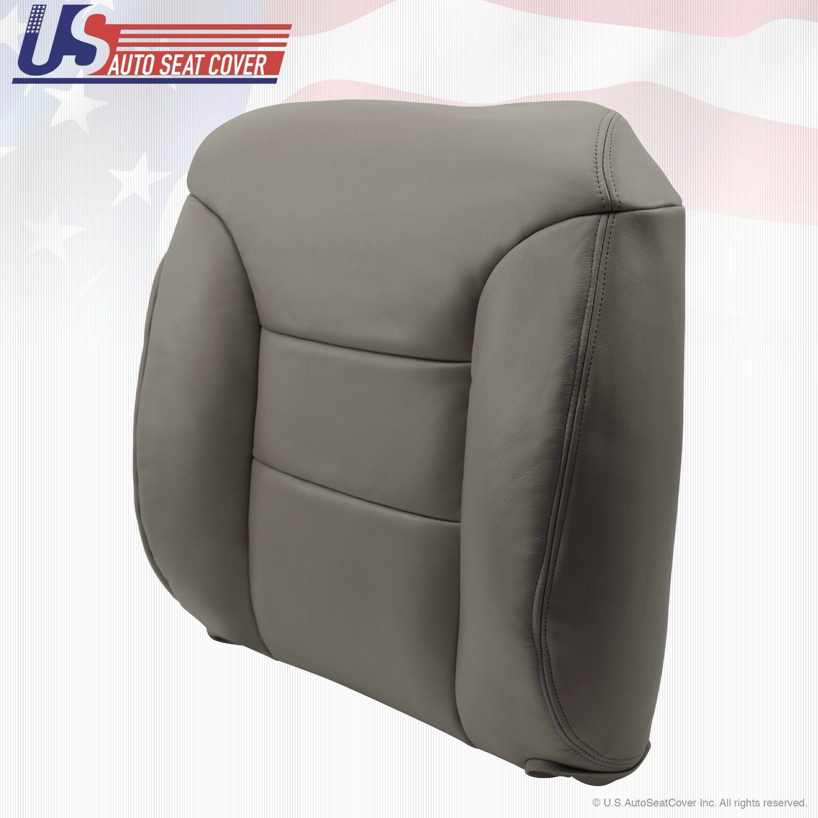 1995 -1999 Chevrolet C/K 1500 PASSENGER top Lean Back Leather Seat Cover Gray