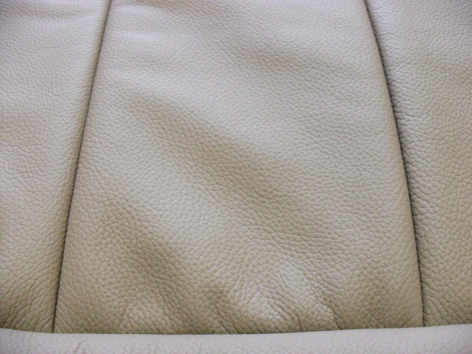 2002 to 07 Ford F250 350 Lariat passenger Bottom Seat Cover LEATHER/Vinyl TAN