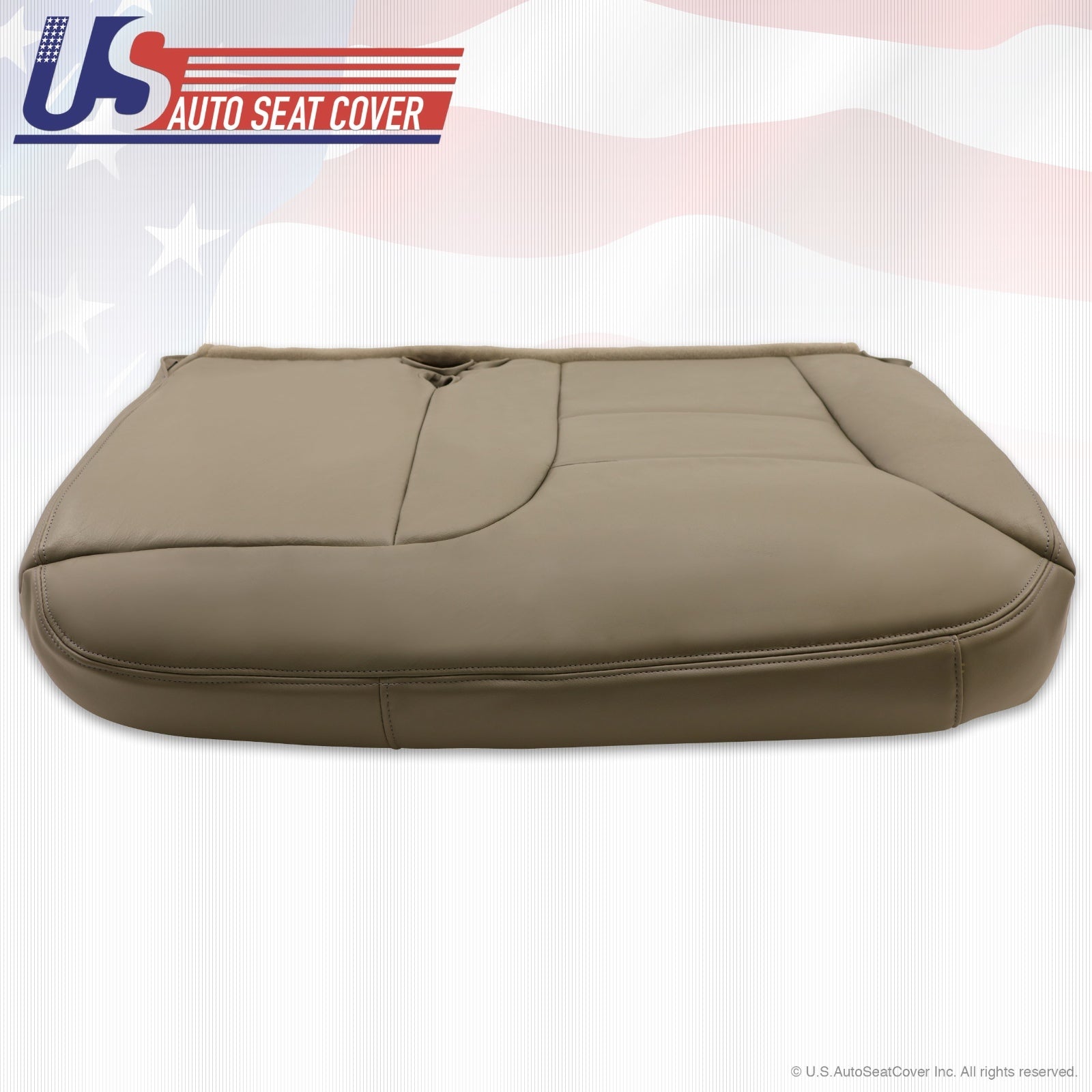 Chevy 1995 to 1999 K1500 K2500 Driver Bench Seat Cover "Tan" 60/40 configuration