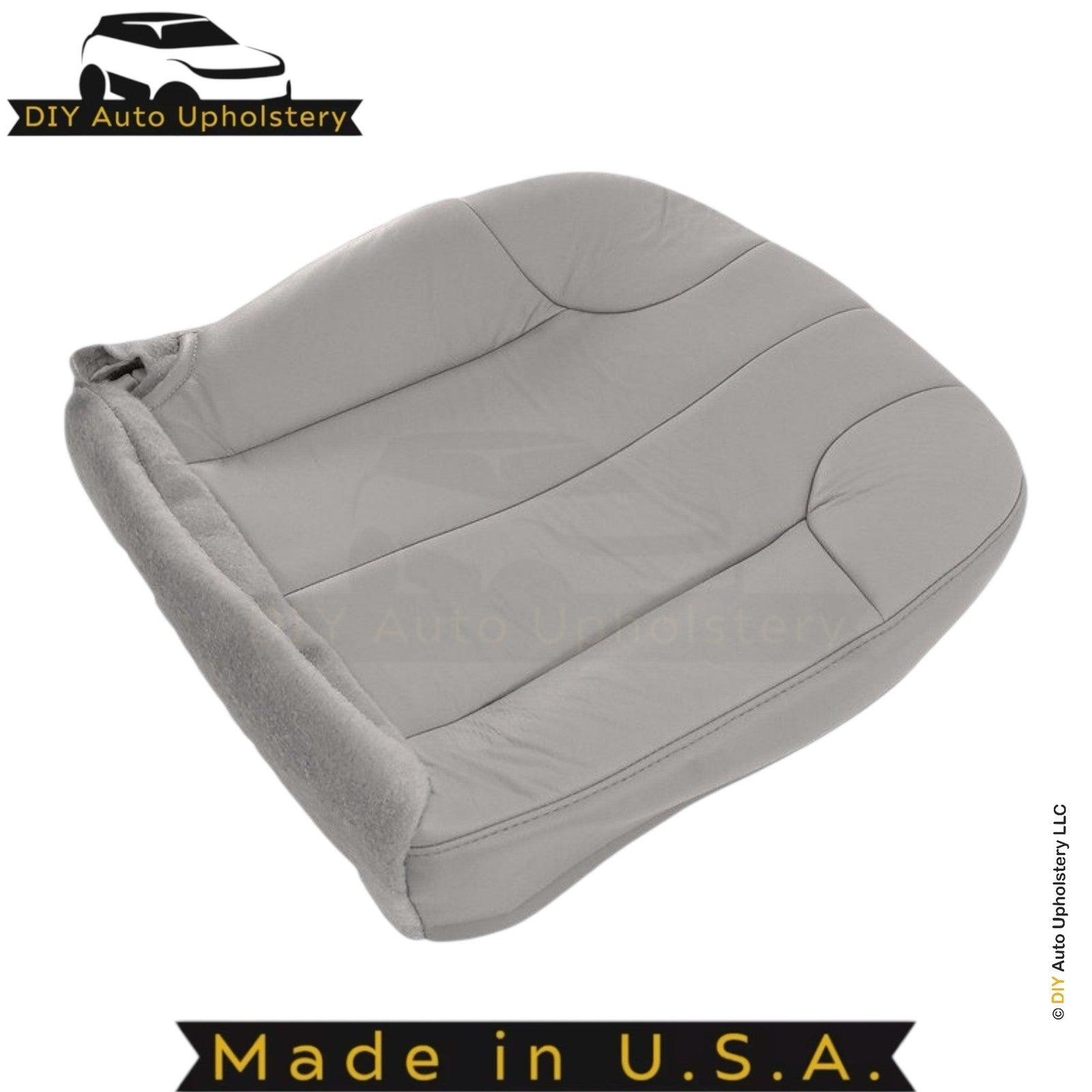 1999-2001 For Jeep Grand Cherokee Genuine Leather Driver Bottom Seat Cover Taupe