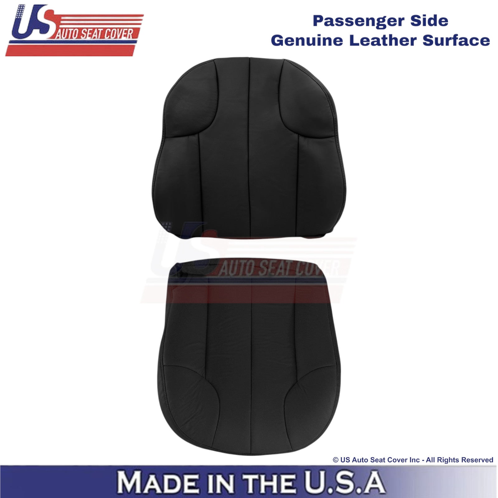 1999-2001 For Jeep Grand Cherokee Genuine Leather Front Passenger Covers Agate